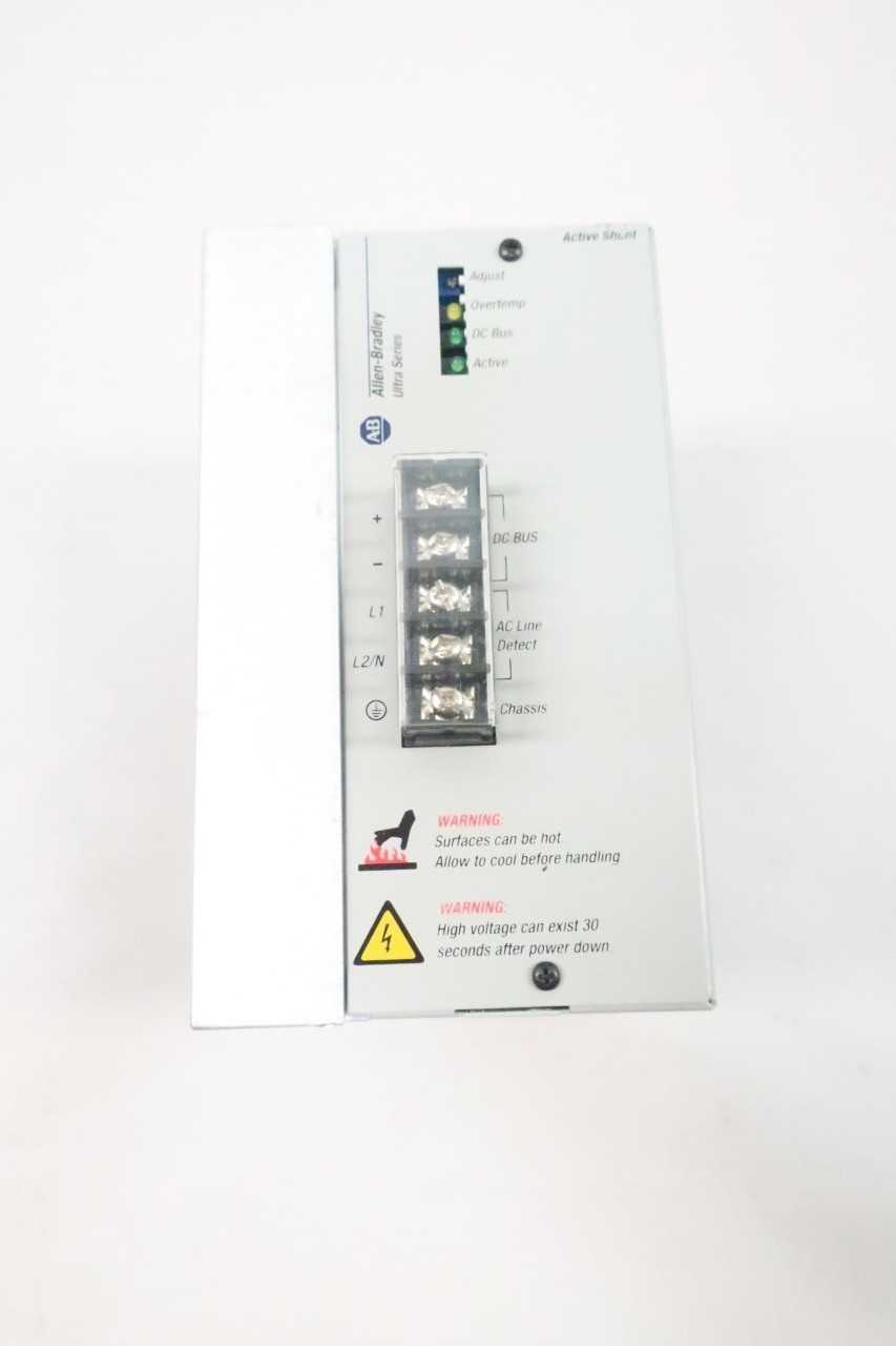 ALLEN BRADLEY 1398-SR3AF SHUNT MODULE 125/450V-DC 1PH - AUTOMATION & CONTROLS