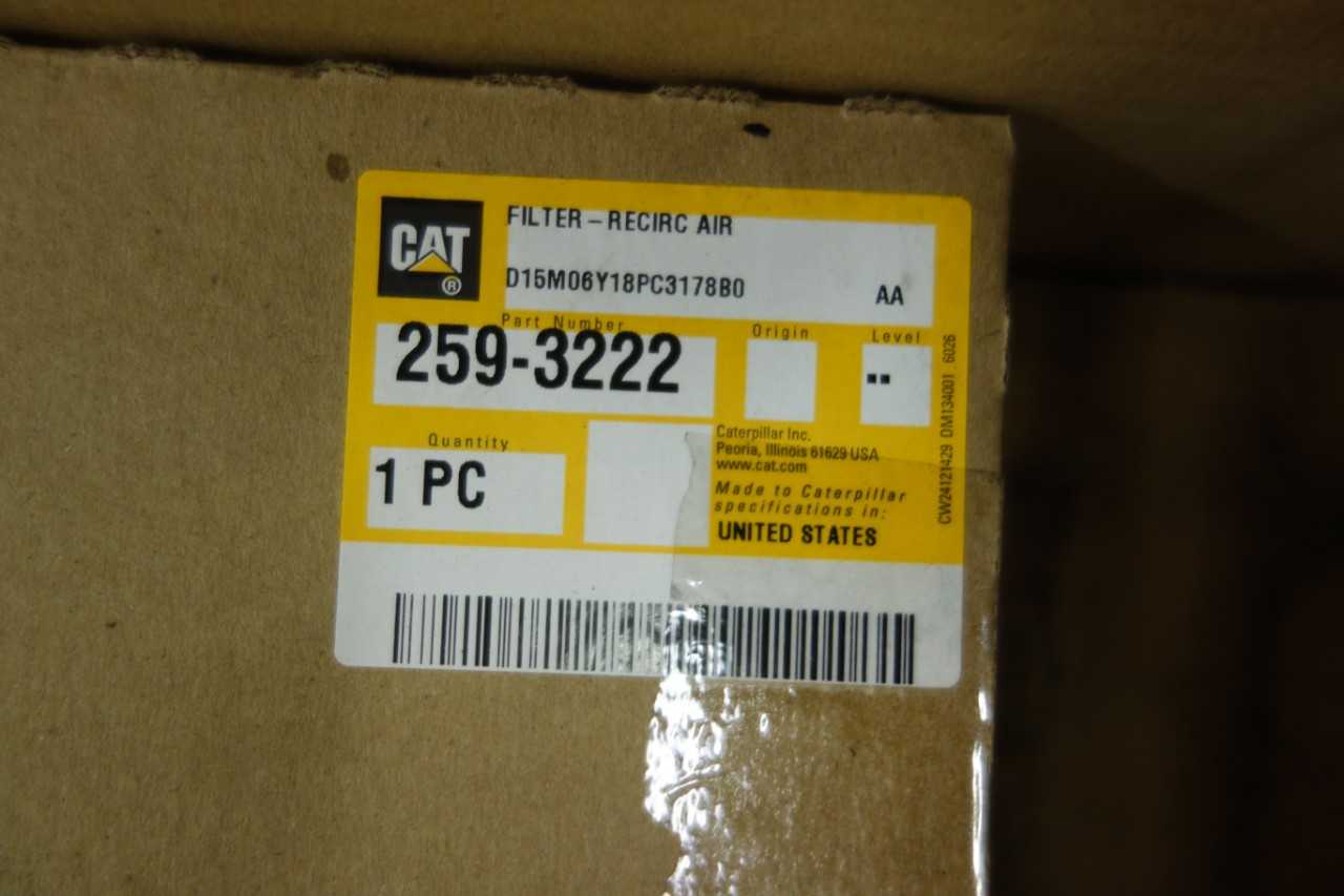 PALLET OF ASSORTED CAT HEAVY EQUIPMENT REPLACEMENT PARTS - CONSTRUCTION