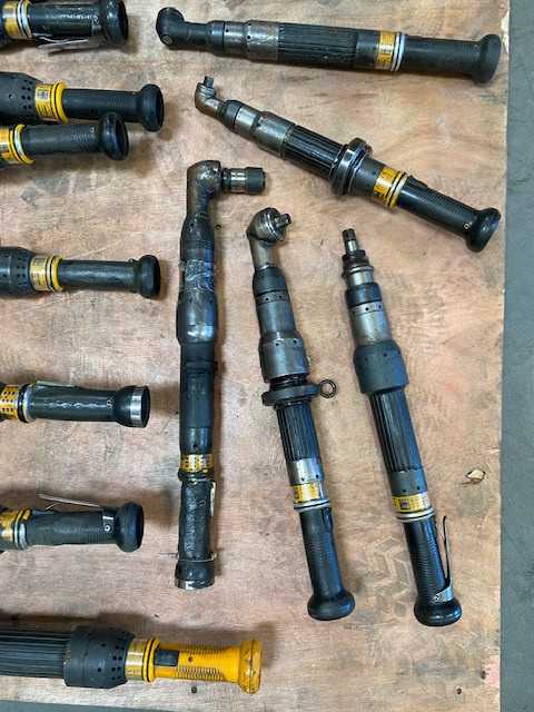 Lot of 16 Atlas Copco Nutrunner Torque Tools - Used - HAND TOOLS