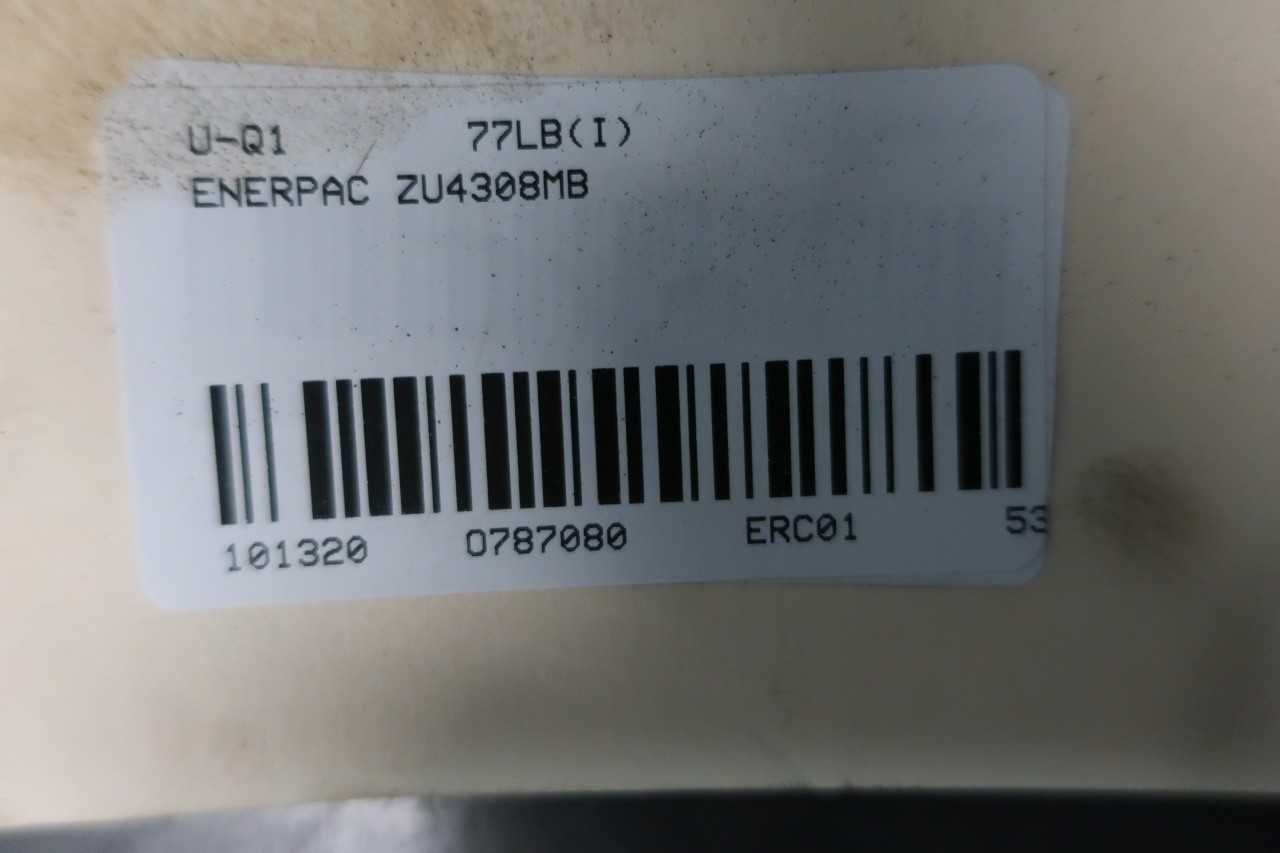 ENERPAC ZU4308MB ELECTRIC HYDRAULIC VALVE 115VAC - VALVES