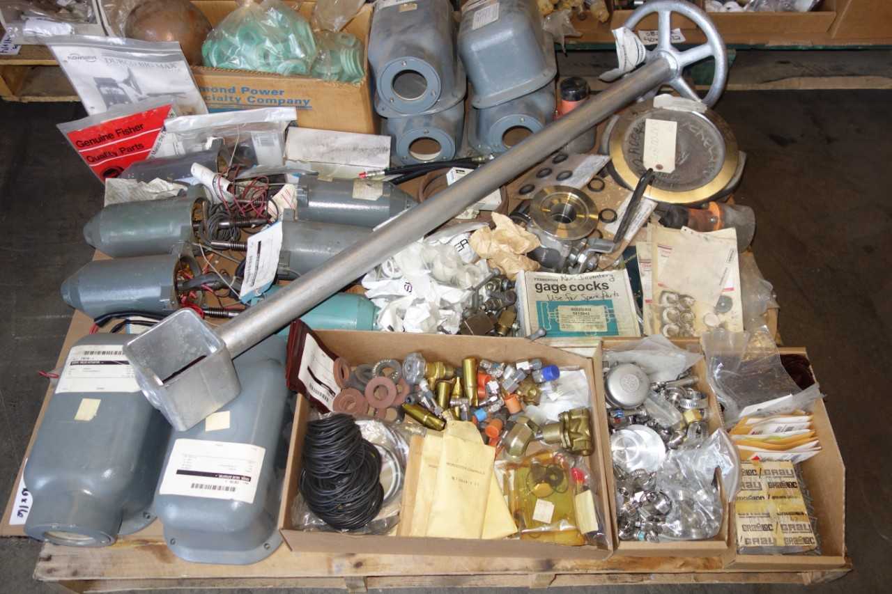 3 PALLETS OF VALVE REPLACEMENT PARTS - VALVES