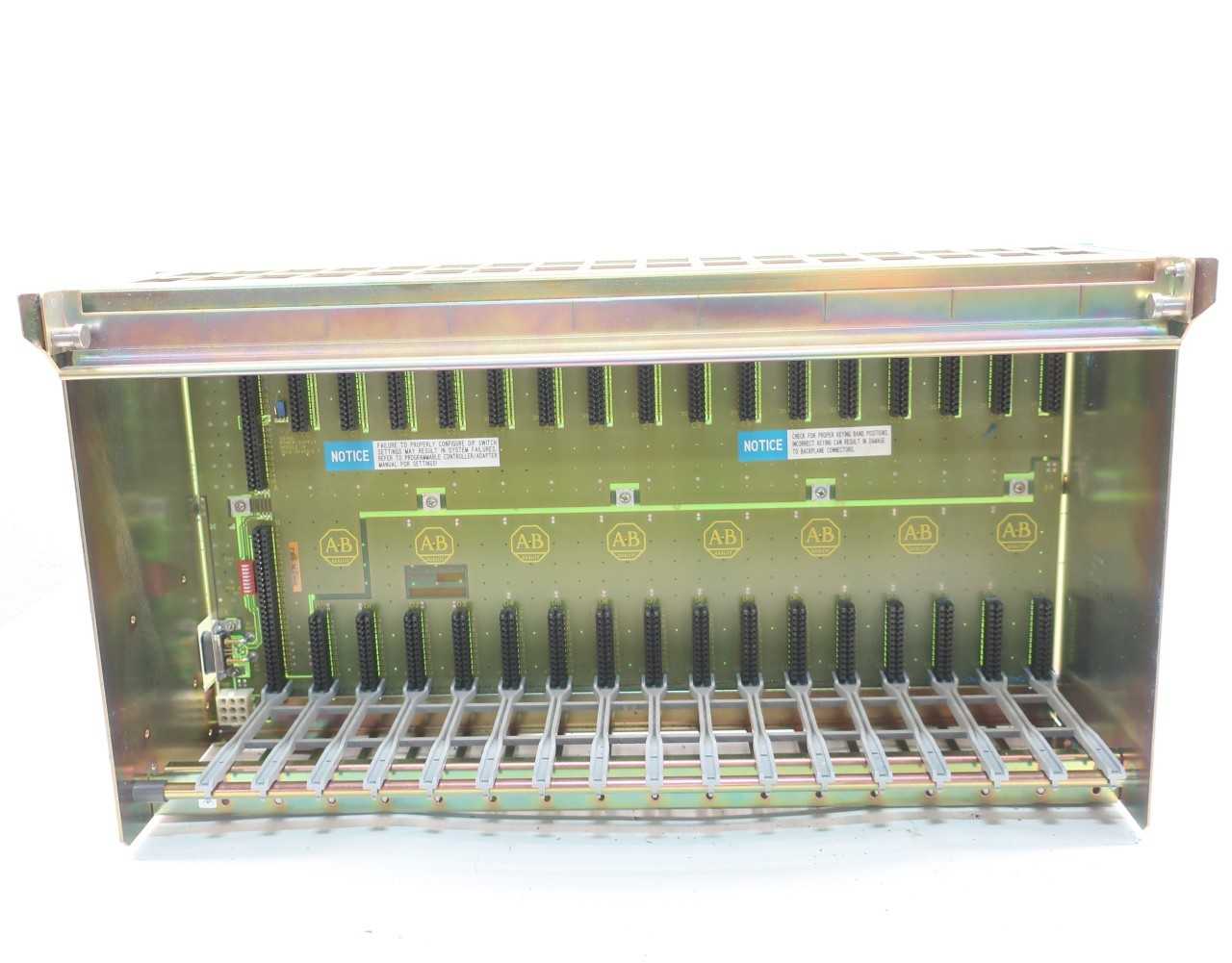 ALLEN BRADLEY 1771-A4B PLC5 SER B 16-SLOT I/O CHASSIS MODULE - AUTOMATION & CONTROLS