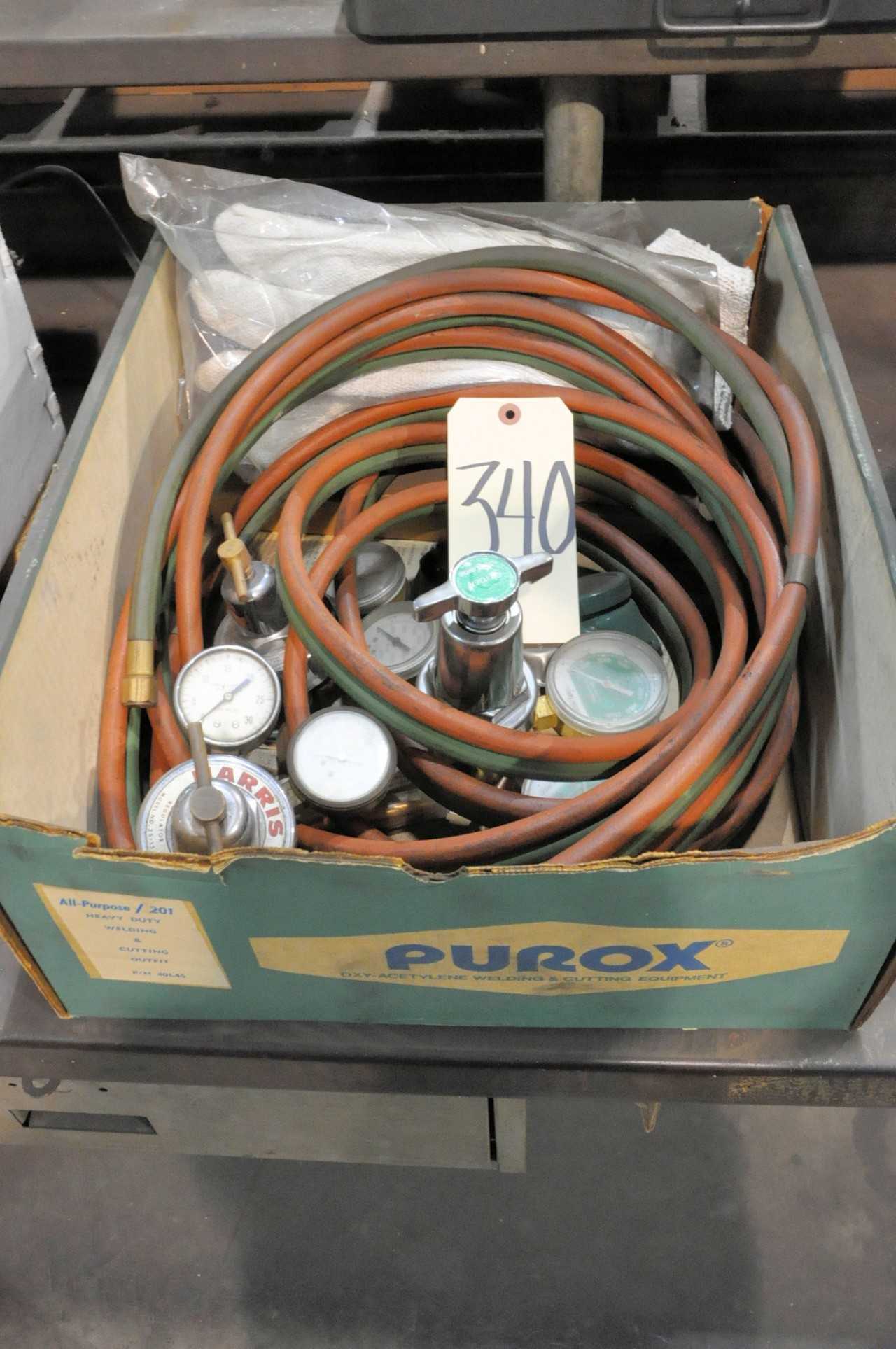Oxygen/Acetylene Hose with Gauges in (1) Box - MACHINING ACCESSORIES & TOOLING