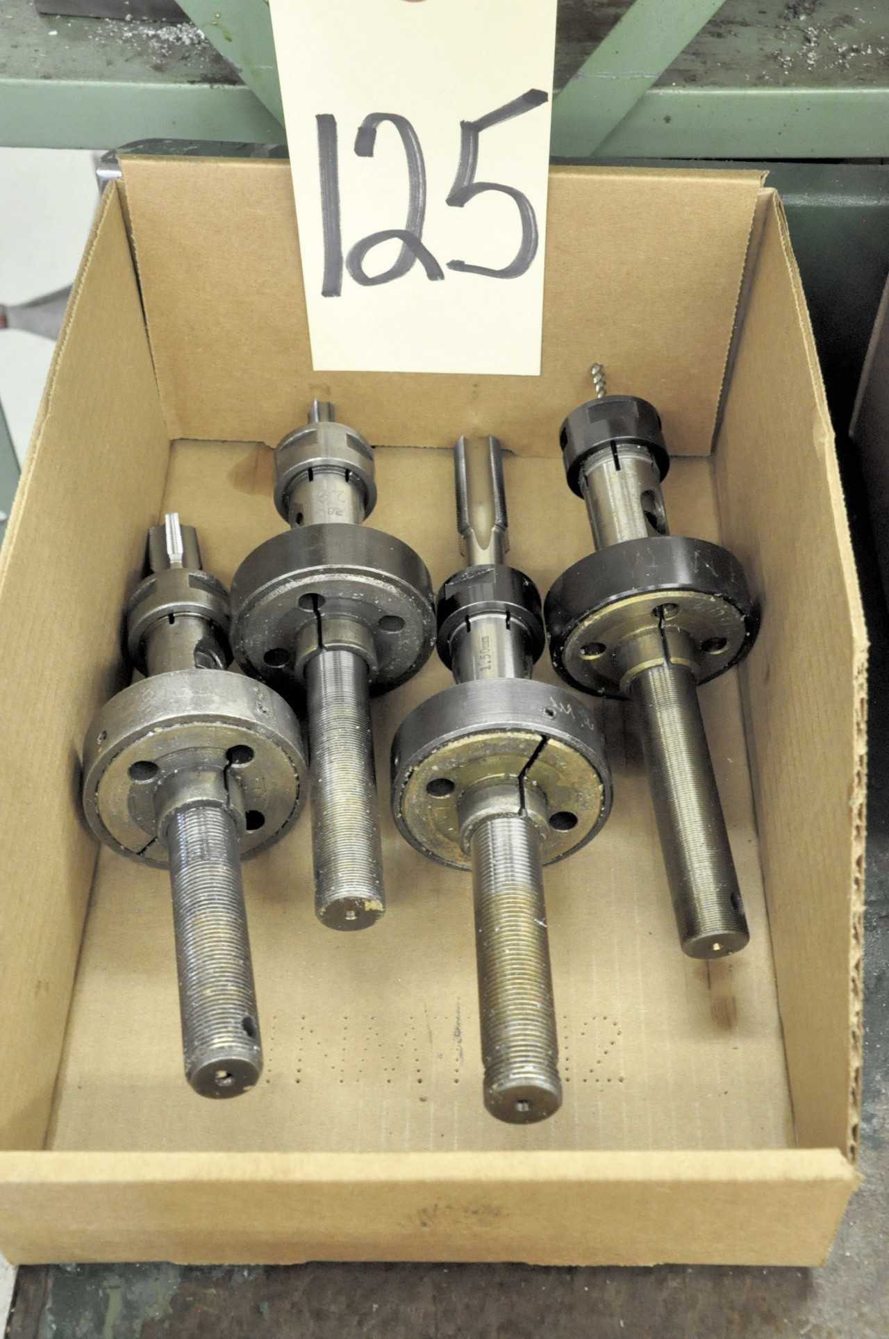 Lot-(4) Lead Screws with Tap Holders in (1) Box - ELECTRIC POWER TOOLS