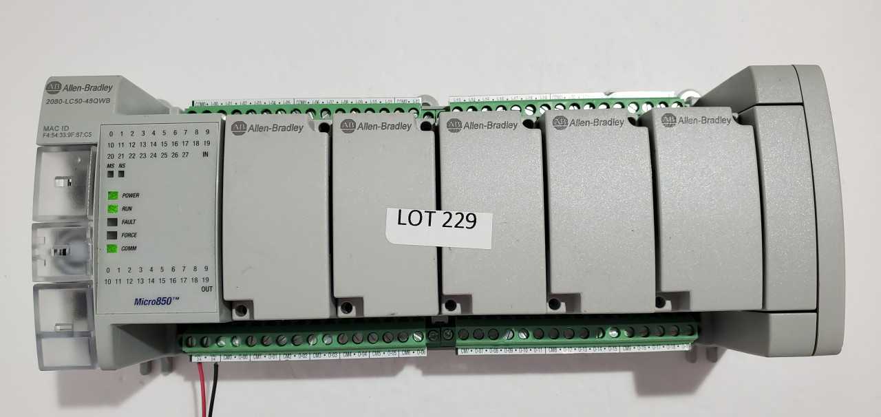 Allen Bradley Micro 850 2080-LC50-48QWB PLC - AUTOMATION & CONTROLS Allen Bradley Micro 850 2080-LC50-48QWB PLC - AUTOMATION & CONTROLS