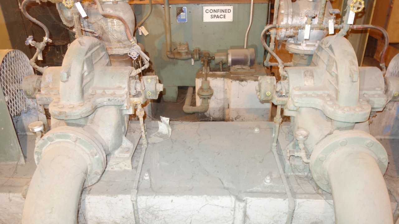 LOT OF 2 ALLIS CHALMERS 8000 8X6X17 IN SPLIT CASE CENTRIFUGAL PUMP - CENTRIFUGAL PUMP