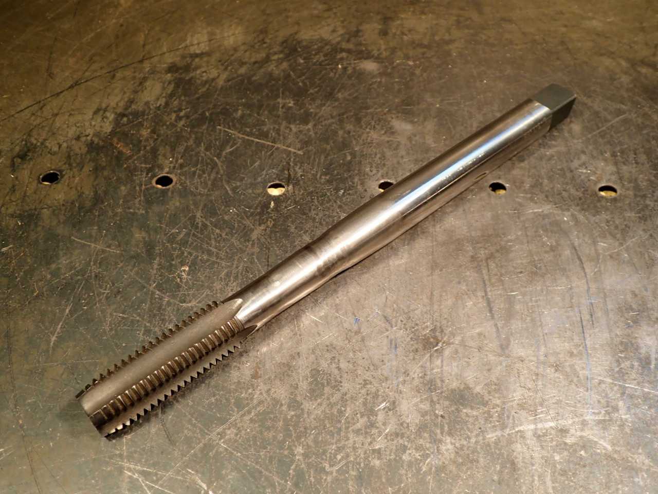 LSi 3/4" -10 NC 10" Extension Hand Thread Tap: 4-Flute, HSS, H3, USA Made, Used - MACHINING ACCESSORIES & TOOLING