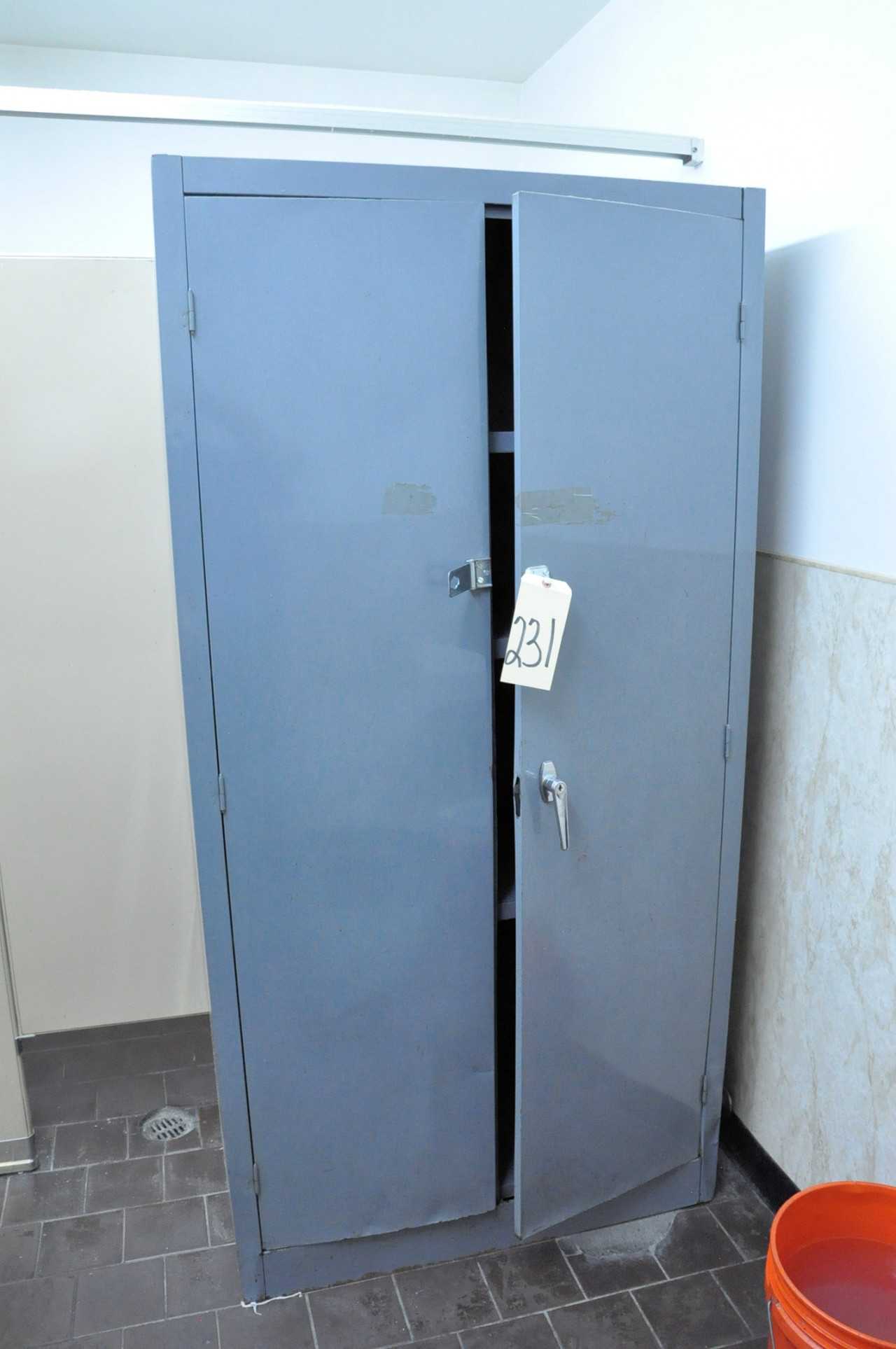 2-Door Supply Cabinet in Ladies Room - TOOL STORAGE