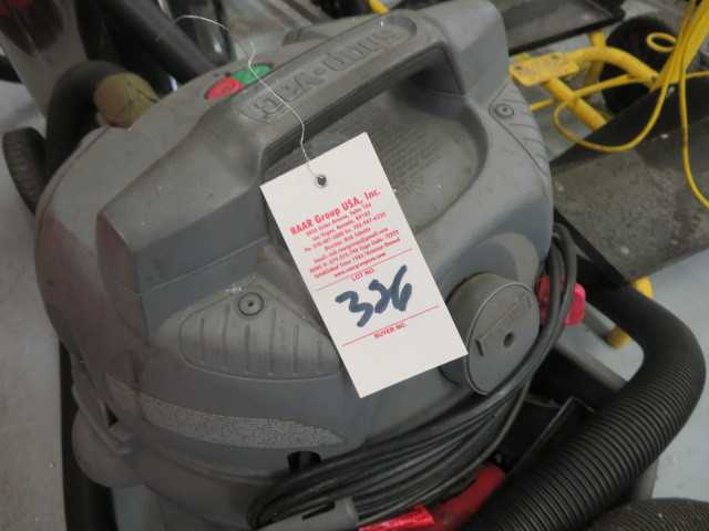 Shop vacuum - MISCELLANEOUS