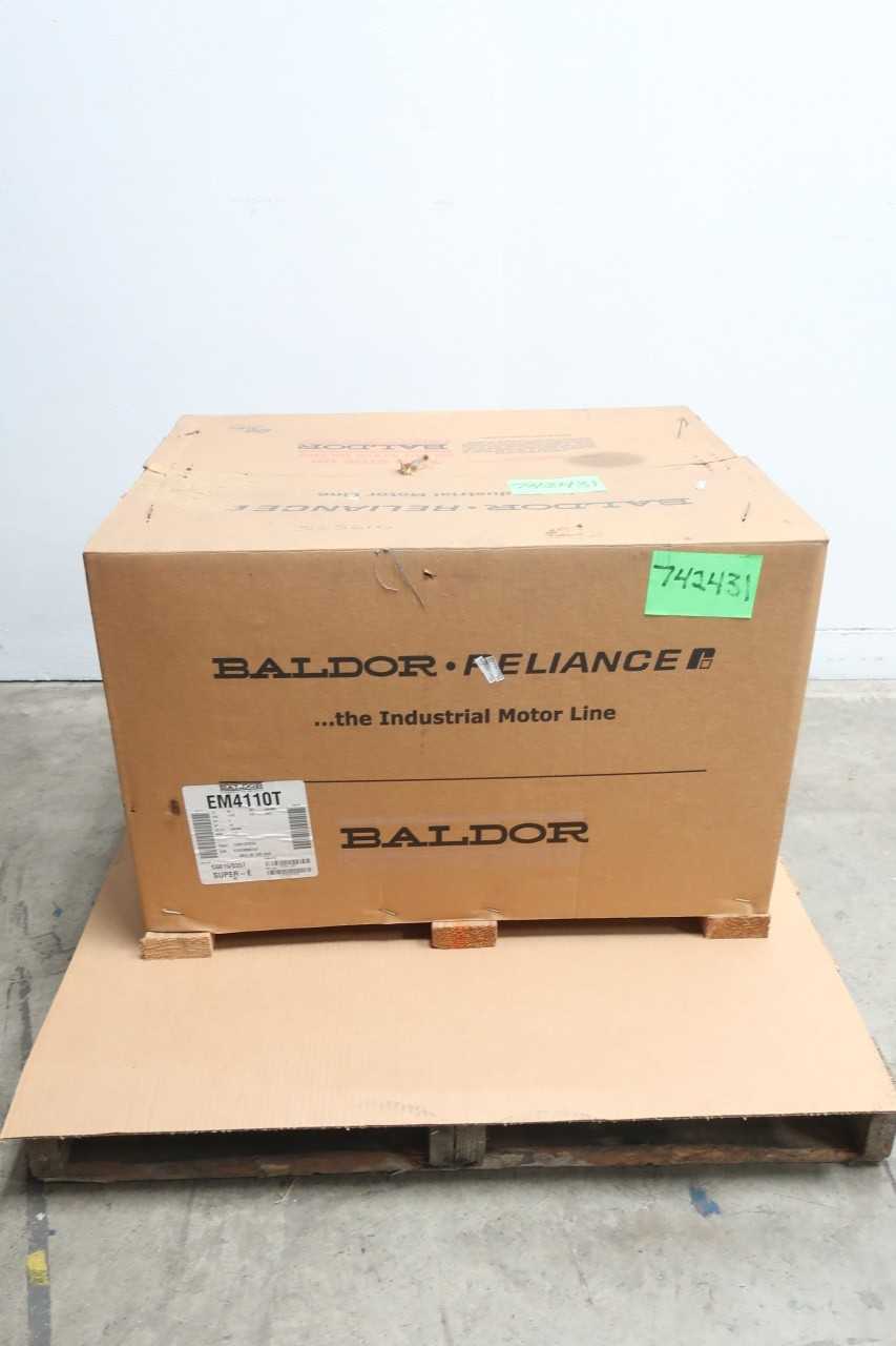 BALDOR EM4110T SUPER-E 324T 3PH 40HP 1775RPM 230/460V-AC MOTOR - ELECTRIC MOTORS
