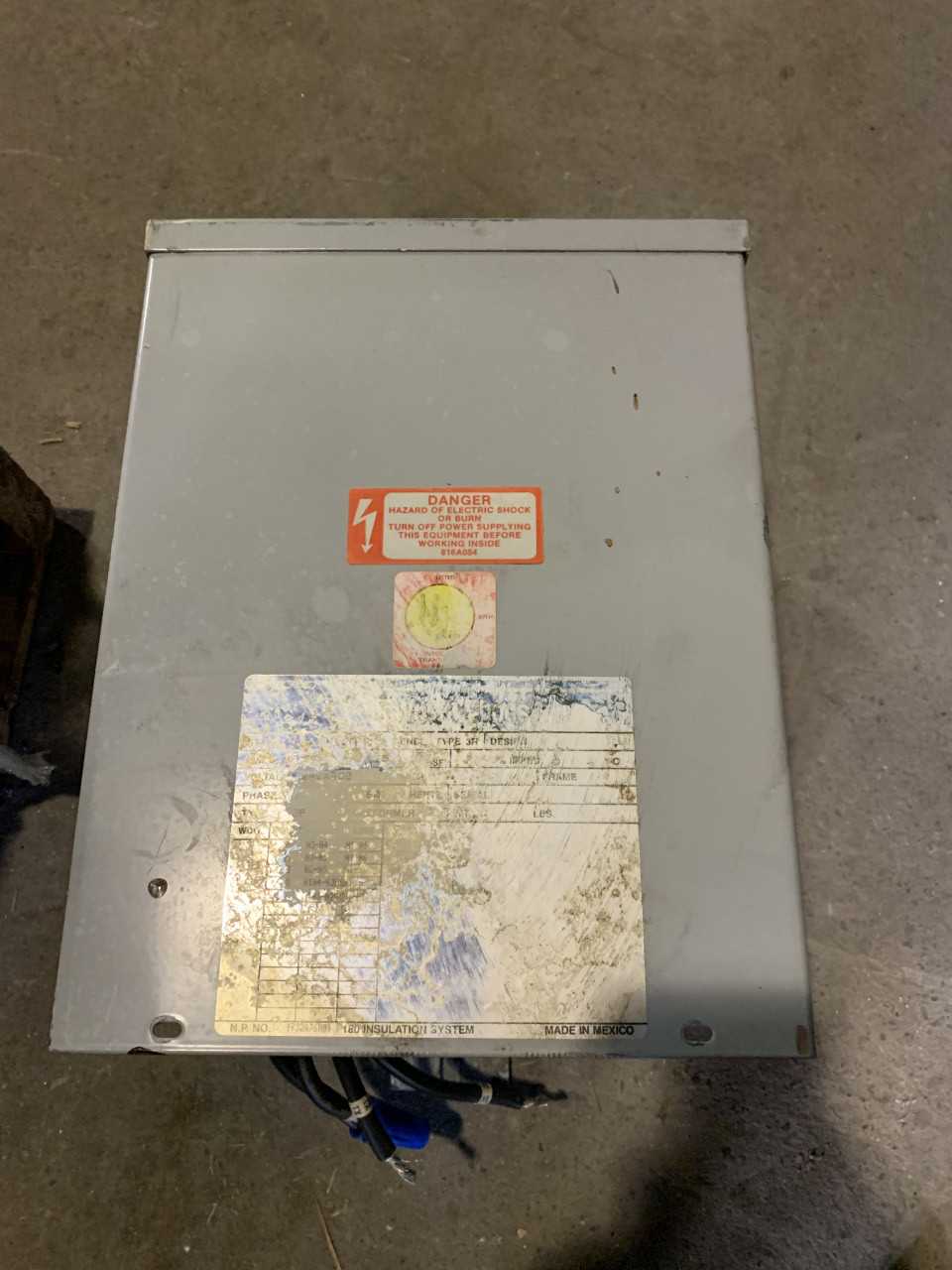 5 KVA Westinghouse Transfomer - CONTROL TRANSFORMERS 5 KVA Westinghouse Transfomer - CONTROL TRANSFORMERS