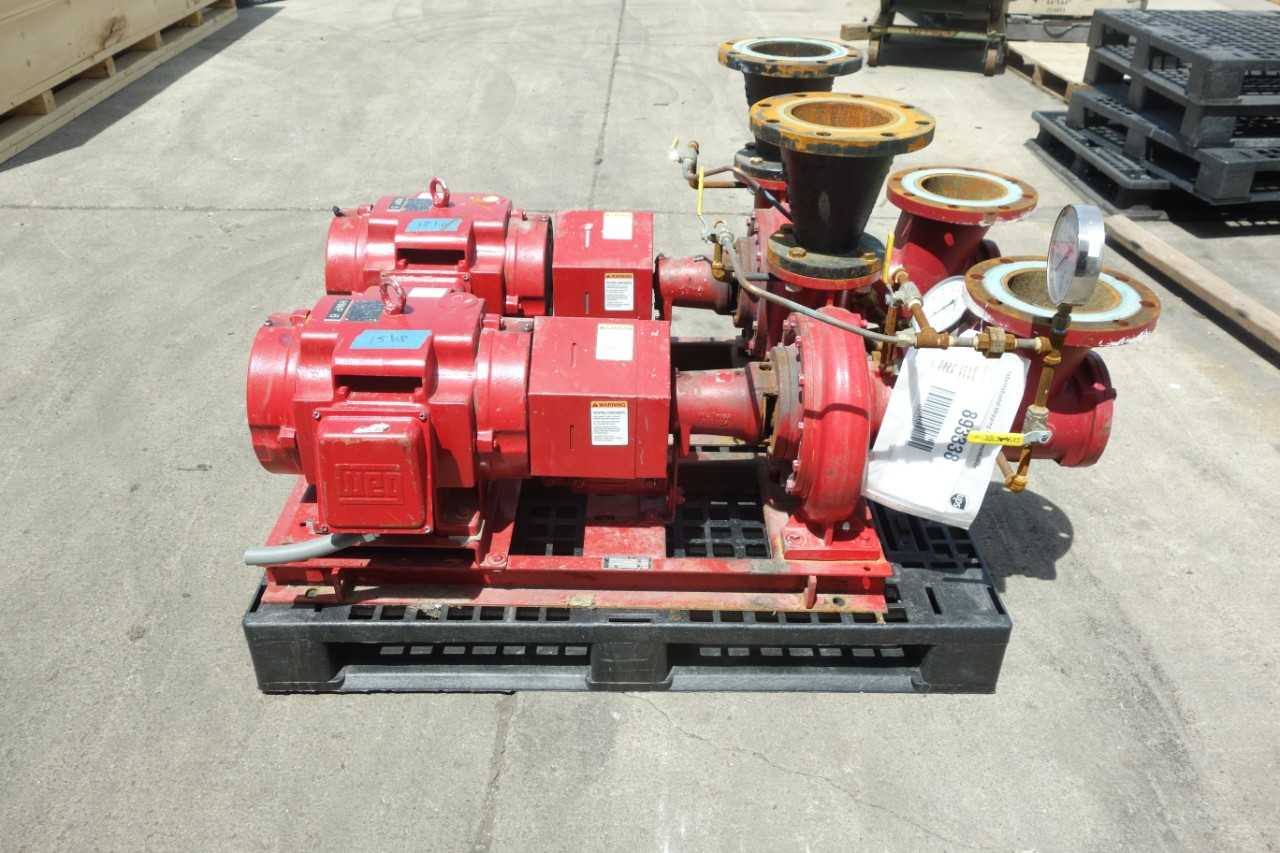 LOT OF 2 BELL & GOSSETT 1510 BF 9.125 CENTRIFUGAL PUMPS - CENTRIFUGAL PUMP