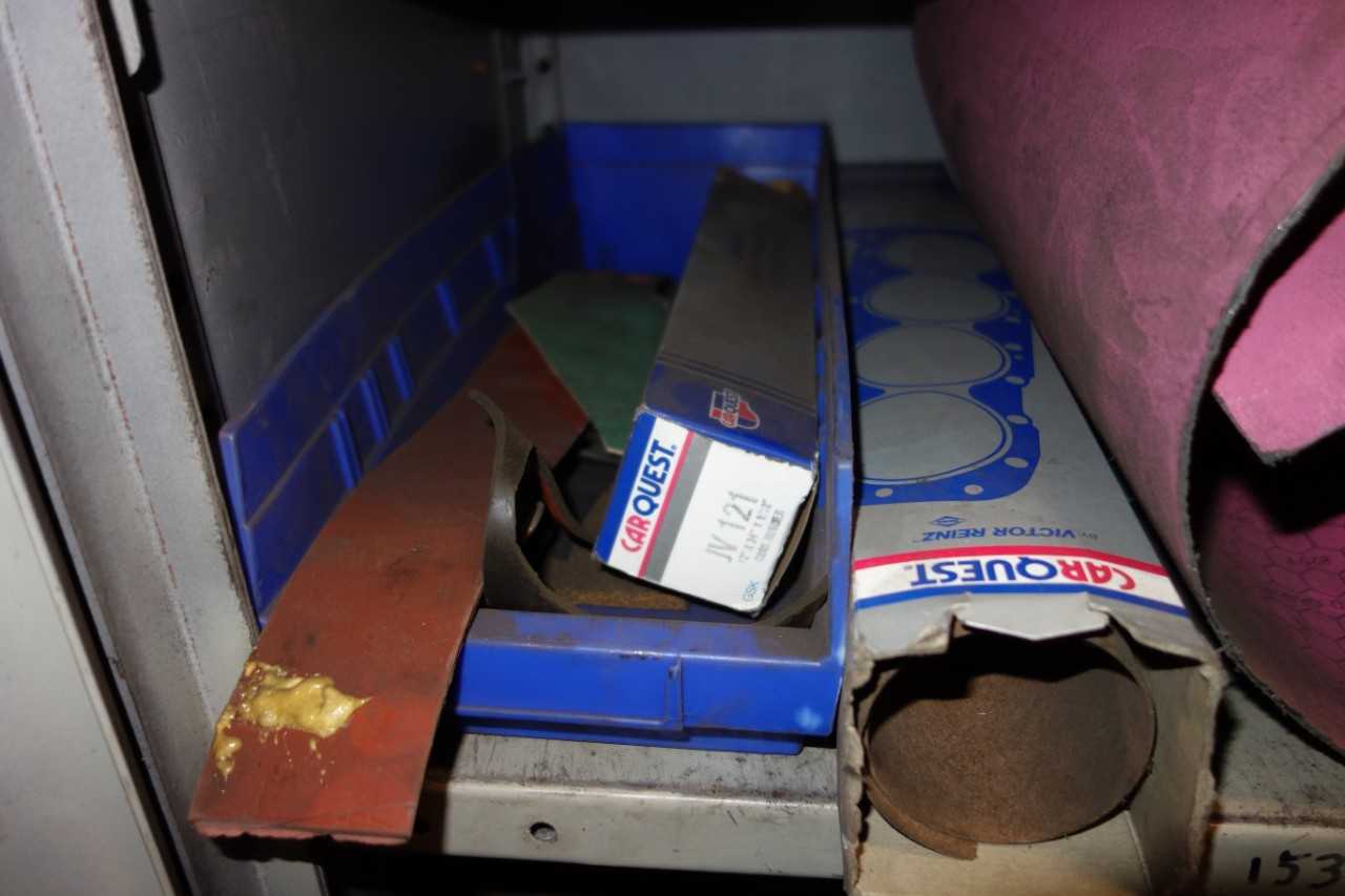 CONTENTS WITH CABINET, ADHESIVE SUPPLIES - TOOL STORAGE