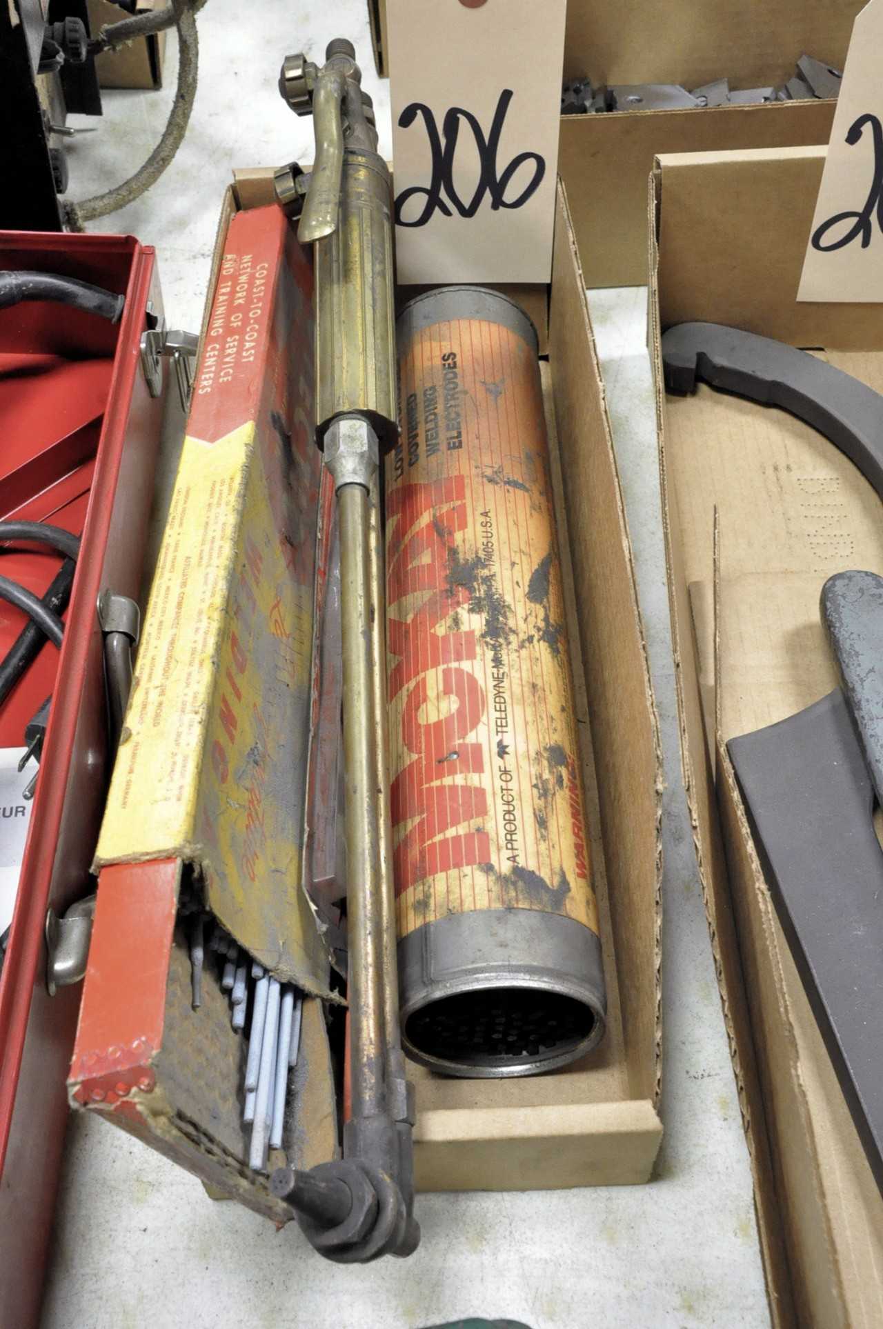 Oxygen Acetylene Torch and Welding Rods in 1 Box - WELDING EQUIPMENT