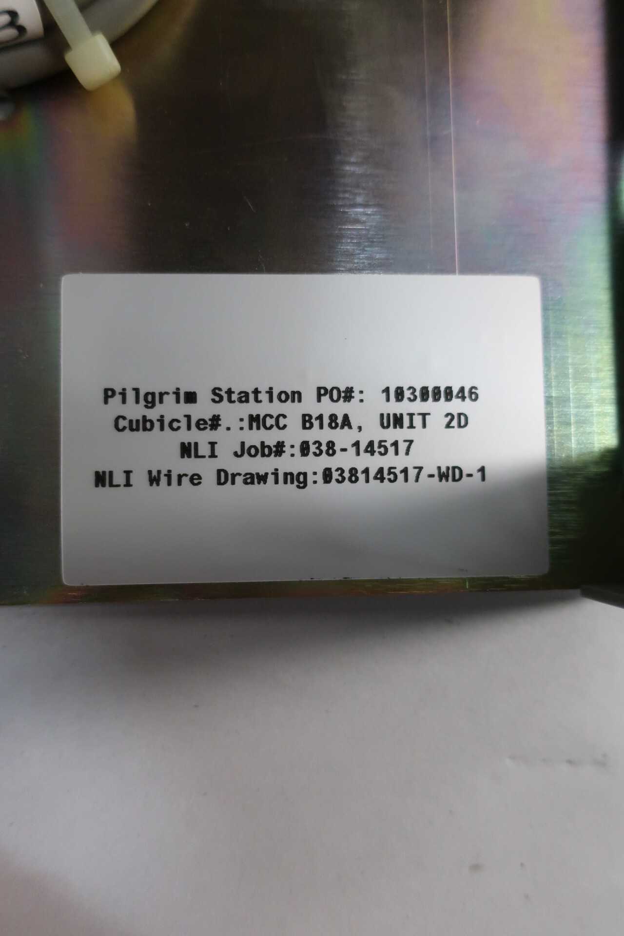 NLI NUCLEAR LOGISTICS 03814517-BM-1 MCC STARTER BUCKET - MOTOR STARTERS