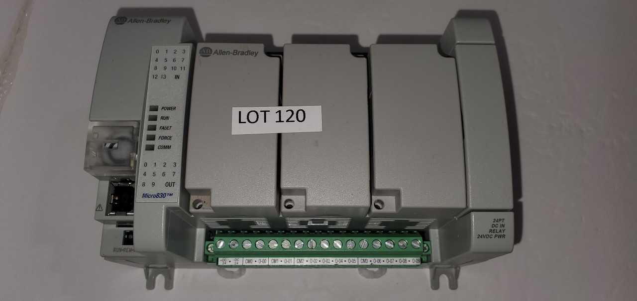 Allen Bradley Micro 830 2080-LC30-24QWB PLC - AUTOMATION & CONTROLS