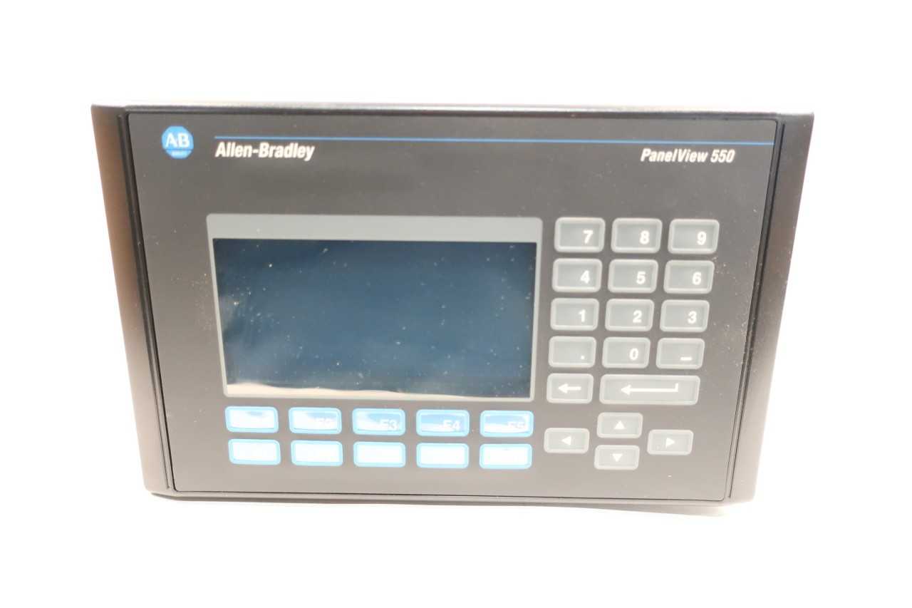ALLEN BRADLEY 2711-B5A2 PANELVIEW 500 OPERATOR INTERFACE PANEL SER E - AUTOMATION & CONTROLS