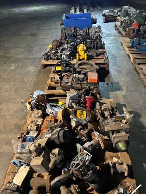 Bulk Lot of Valves Including Kennedy, Powell, Descote, Neway & More - QTY 60 Pieces on 5 Pallets - VALVES