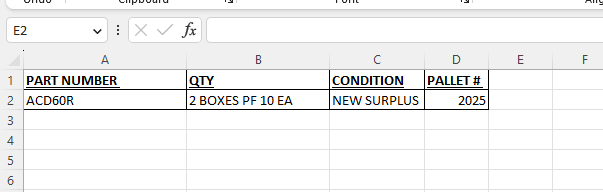 NEW SURPLUS ACD60R - DISCONNECT SWITCHES