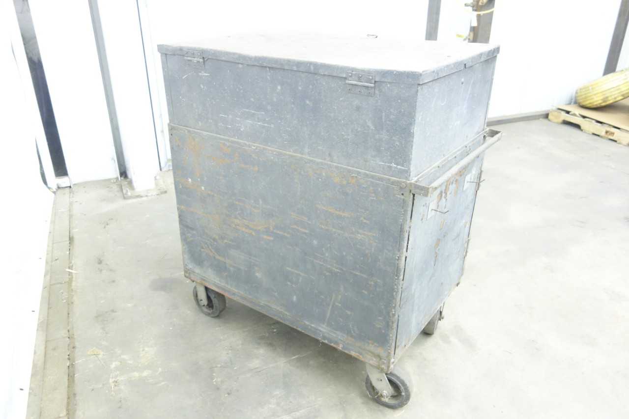 ROLLING TOOLBOX WITH TOP BIN AND SWING DOORS - TOOL STORAGE