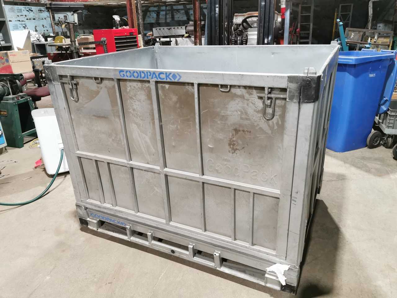Lot of 3 Heavy Duty Collapsible Bins - INDUSTRIAL PARTS
