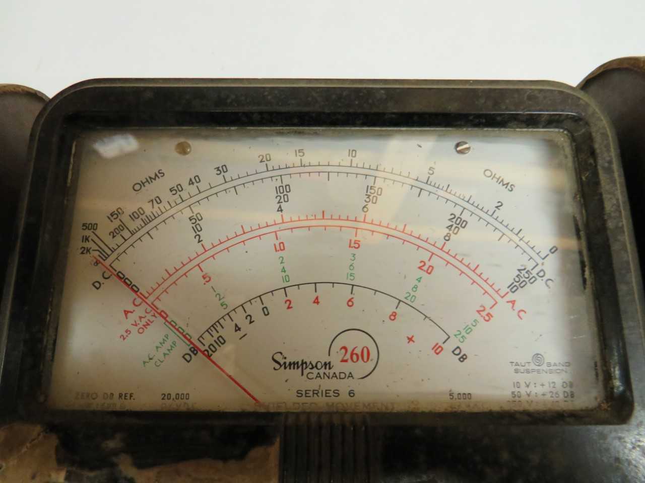SIMPSON CANADA SERIES 6 MODEL 260 METER - ELECTRICAL COMPONENTS