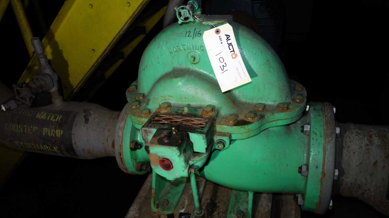 WORTHINGTON 6LR-10 SPLIT CASE PUMP WITH 40HP MOTOR - ELECTRIC MOTORS