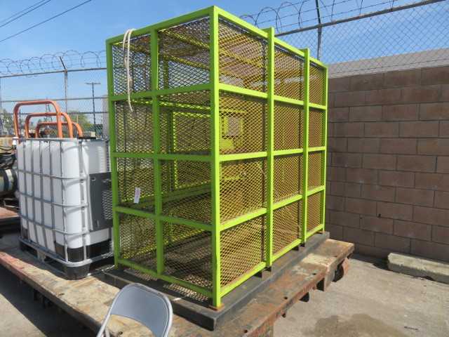 Metal Storage Cage Exhaust System Wheel Service - MISCELLANEOUS