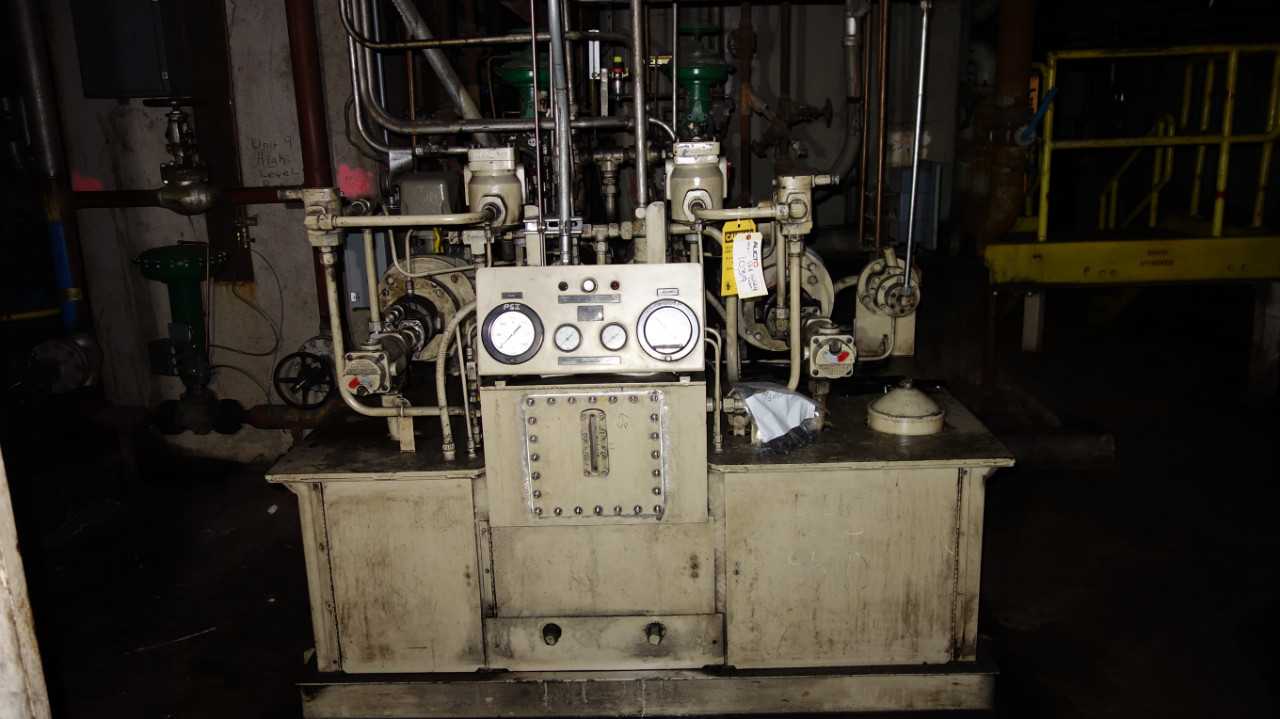 HYDRAULIC POWER UNIT WITH 2X HARTMANN PUMPS, VALVES - VALVES