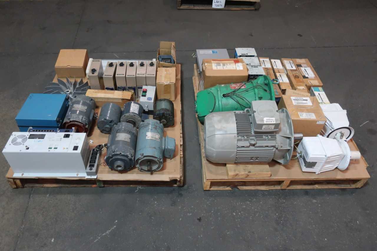 2 PALLETS OF ASSORTED ELECTRICAL - ELECTRICAL COMPONENTS