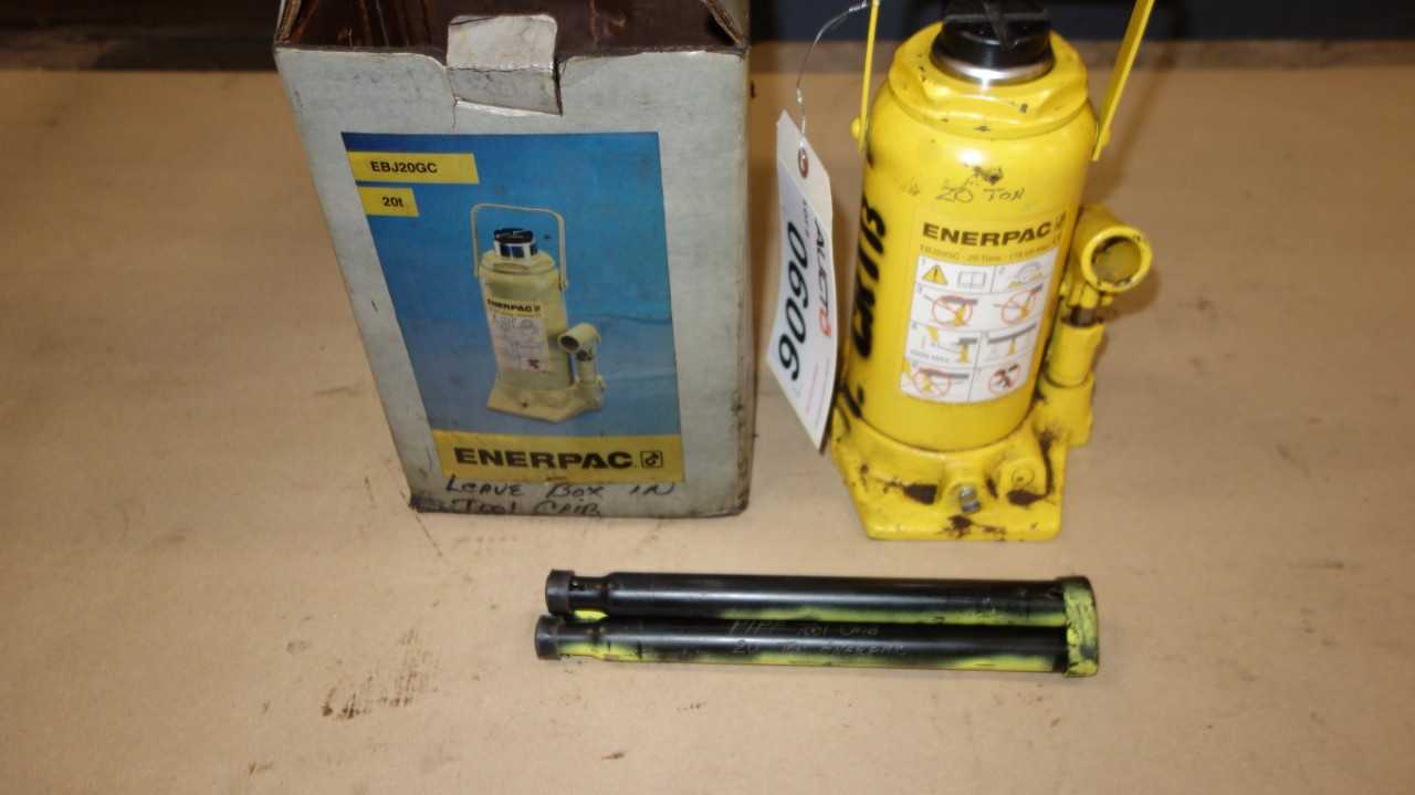 ENERPAC EBJ20GC 20 TON BOTTLE JACK - MANUAL PALLET JACKS