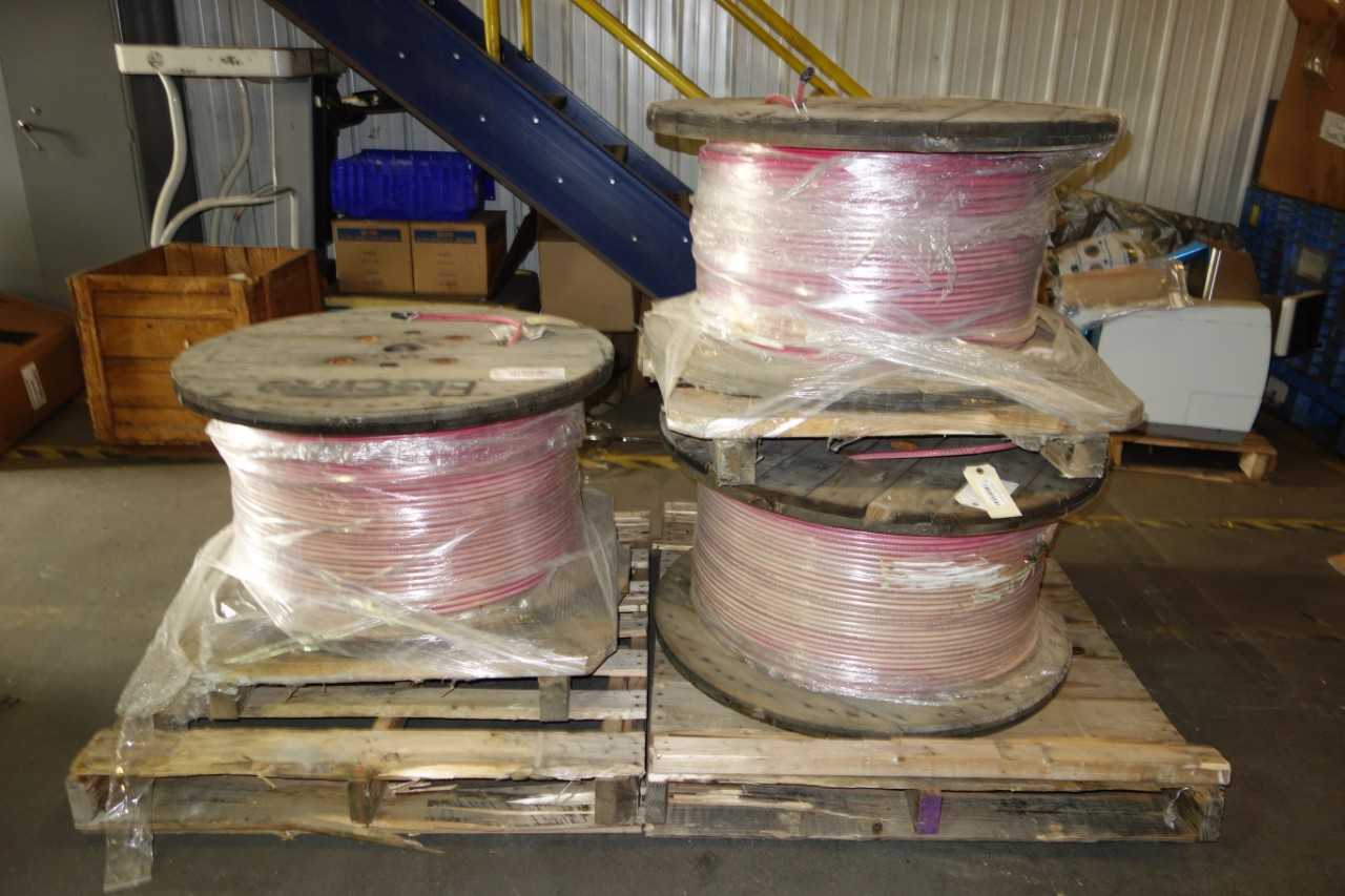 3 SPOOLS OF ELECTRO CABLES, FIRE ALARM FT4 2/C ARMOURED AND JACKETED 1000M - ELECTRICAL COMPONENTS