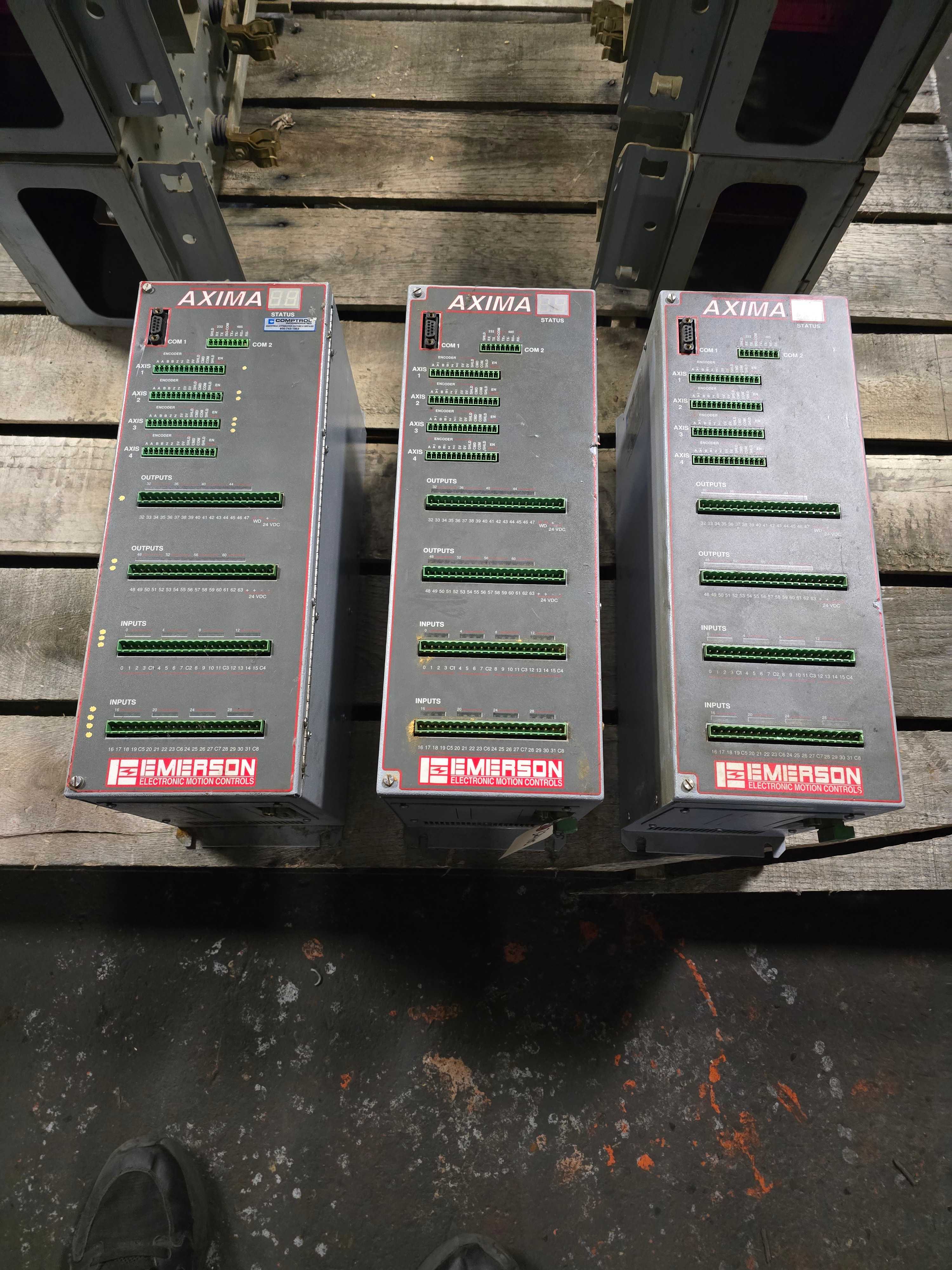 LOT OF EMERSON AXIMA ELECTRONIC MOTION CONTROLS - QTY 3 - ELECTRICAL COMPONENTS