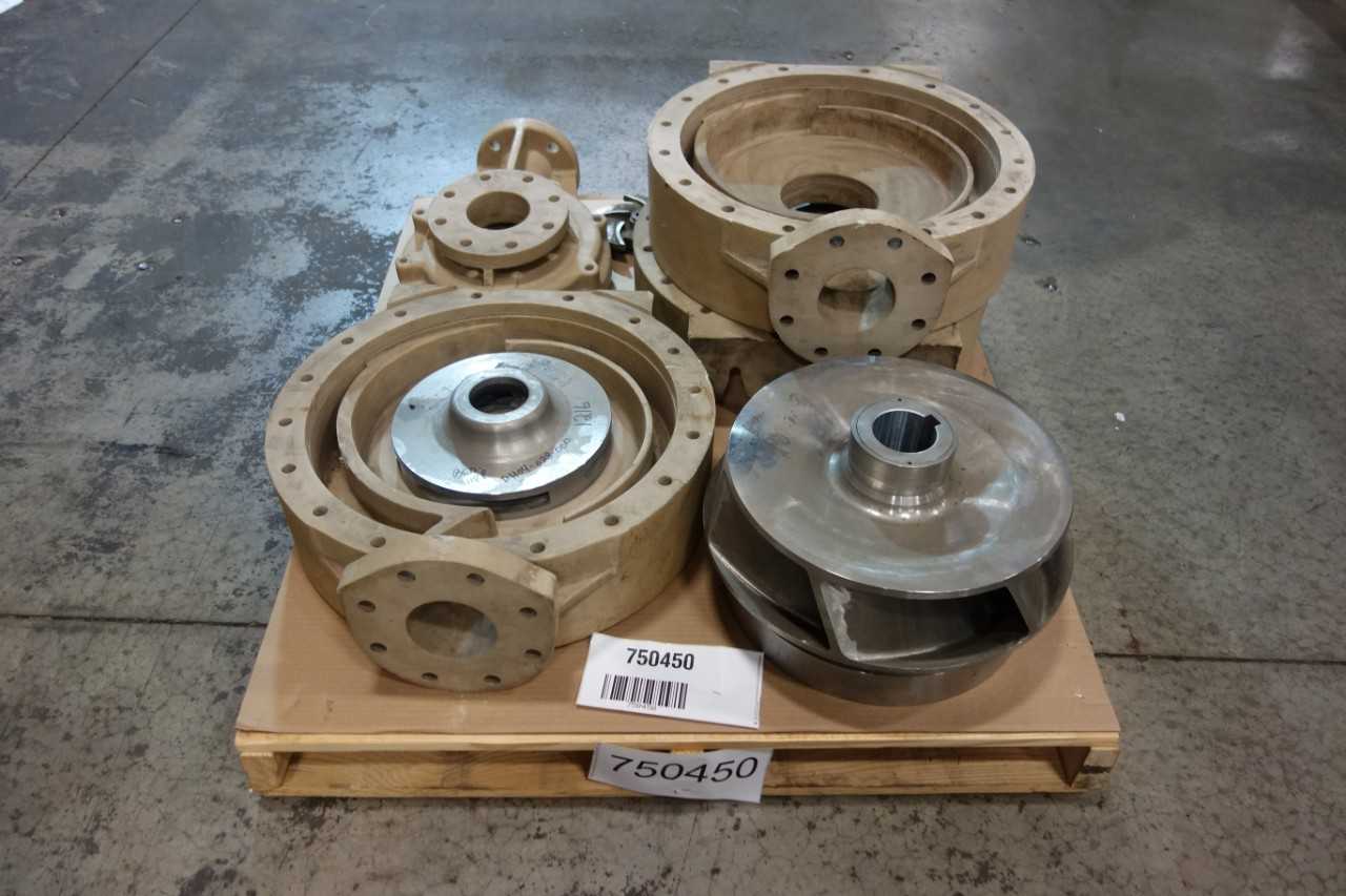 1 PALLET OF ASSORTED PUMP REPLACEMENT PARTS AND ACCESSORIES- FYBROC - PUMPS