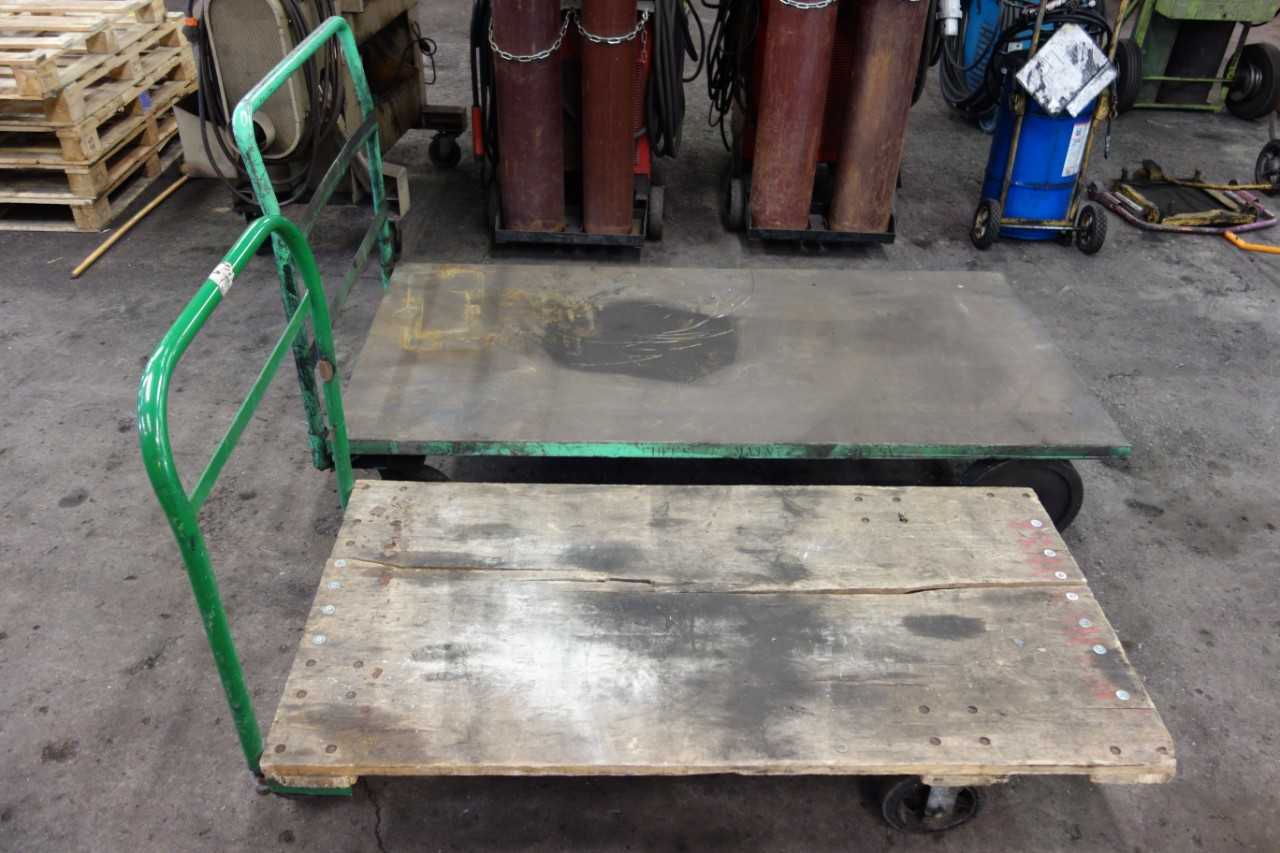 LOT OF 2 MOBILE CARTS - ROLLING CARTS
