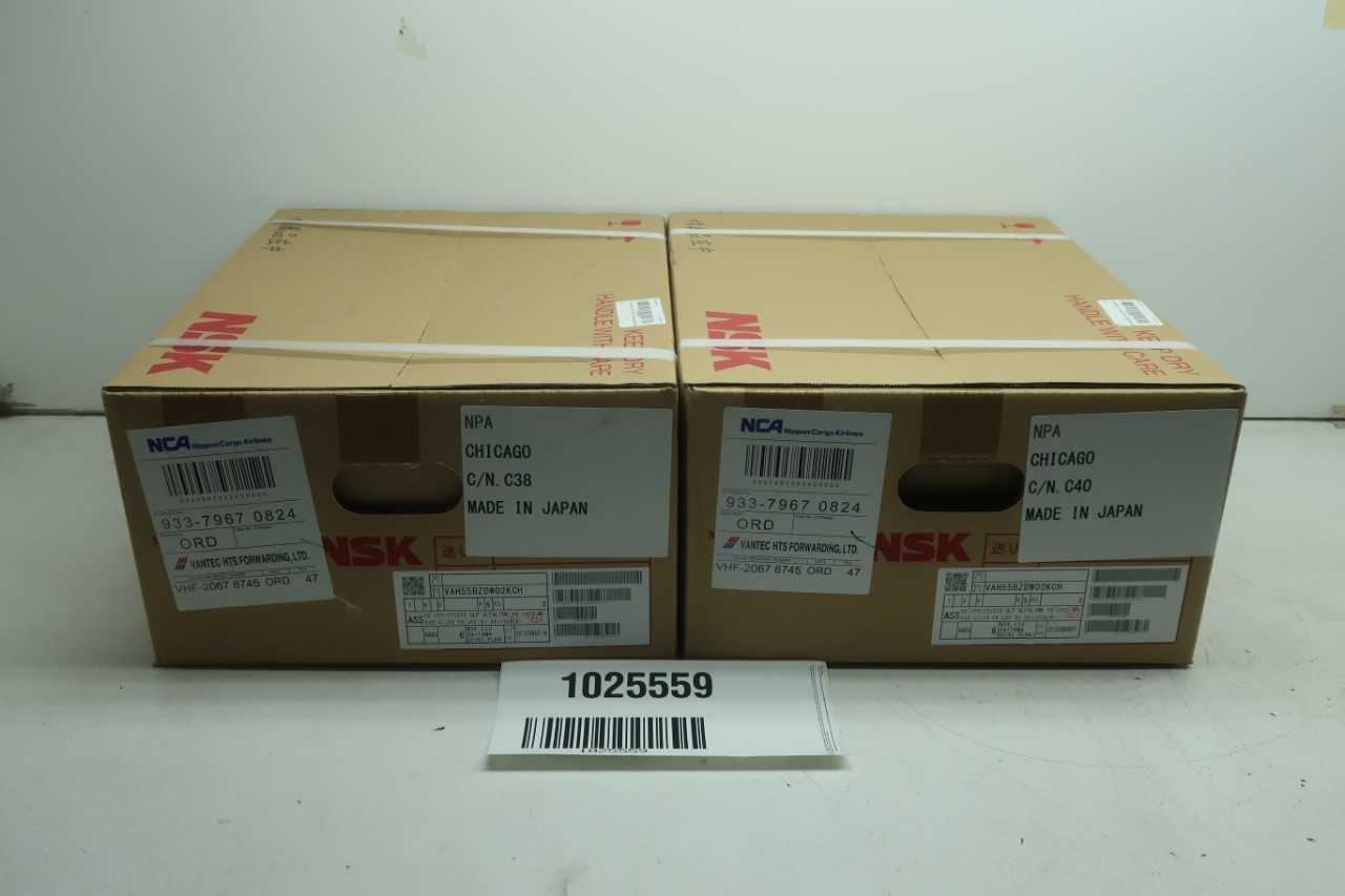 LOT OF NSK VAH55BZDW02KCH LINEAR BEARINGS - BEARINGS