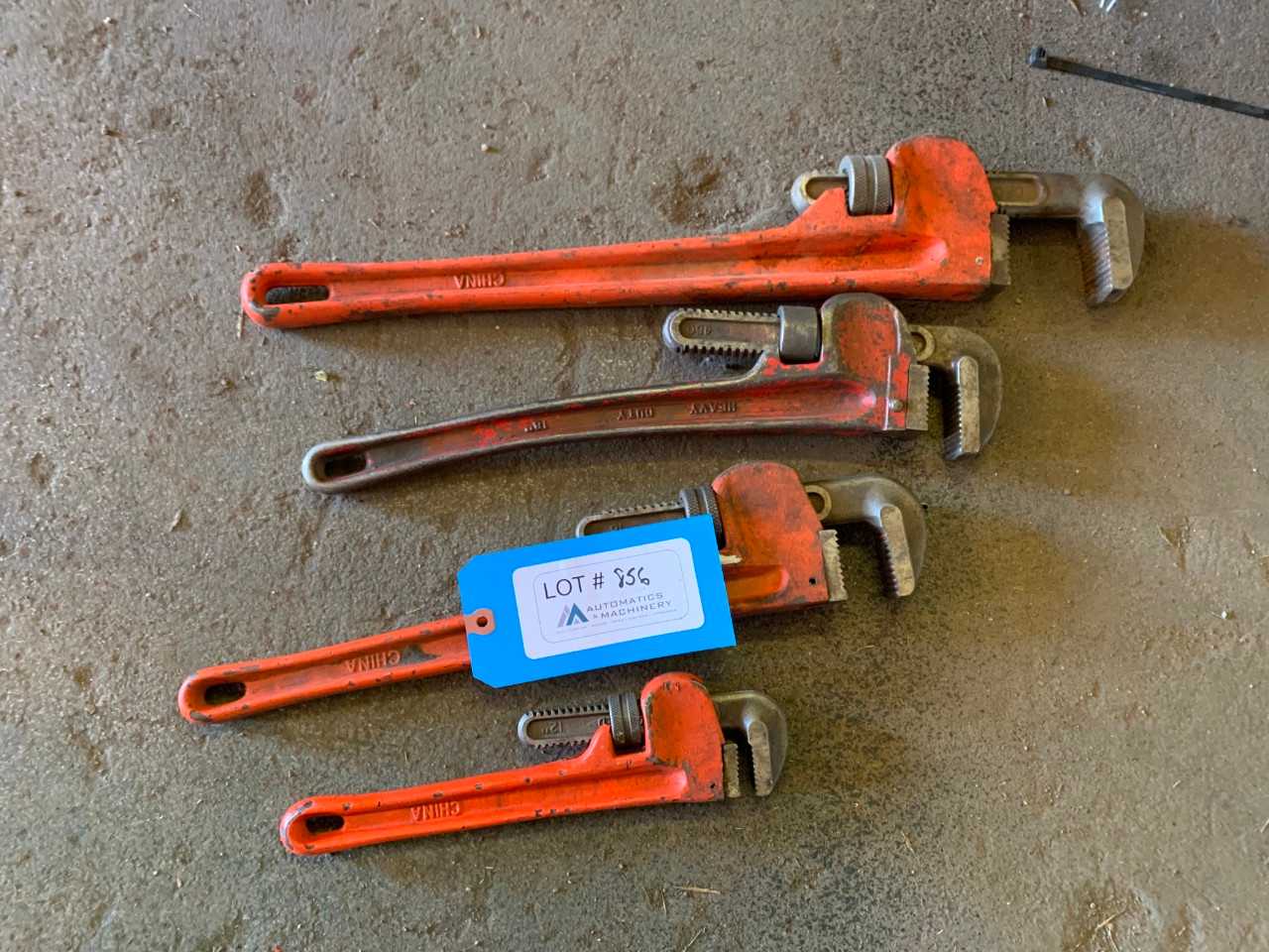 Set of Pipe Wrenches - ELECTRIC POWER TOOLS