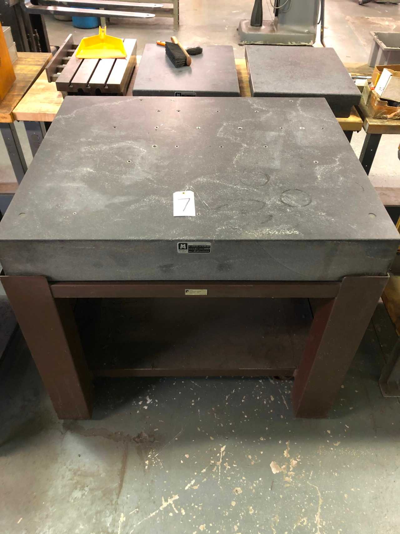 36" x 42" Granite Plate on Stand - MACHINING EQUIPMENT