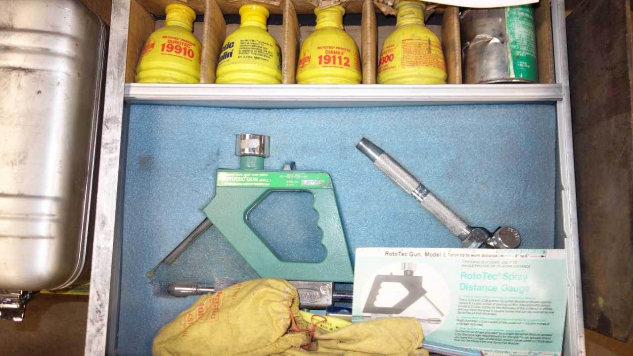 EUTECTIC ROTOTEC WEAR COATING GUN KIT, MODEL I - ELECTRIC POWER TOOLS