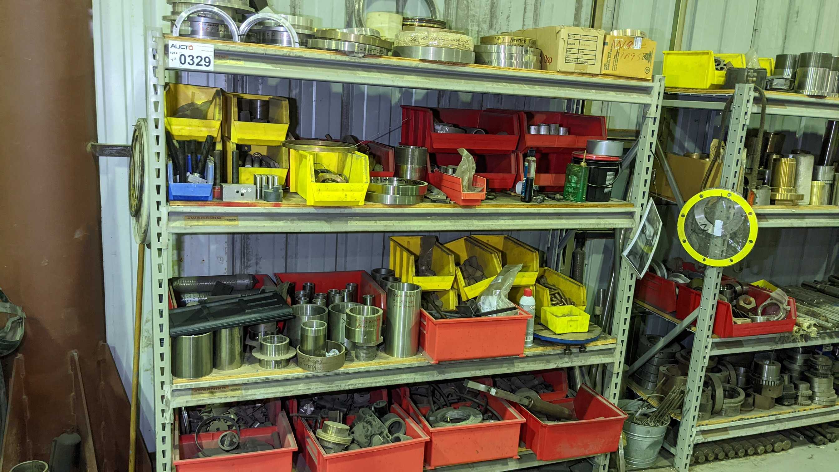 CONTENTS OF 4 RACKS - PROCESS EQUIPMENT