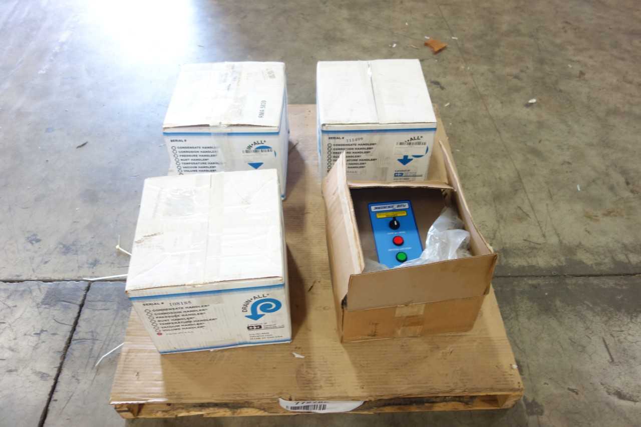 LOT OF DRAIN ALL PRESSURE HANDLER - MATERIAL HANDLING