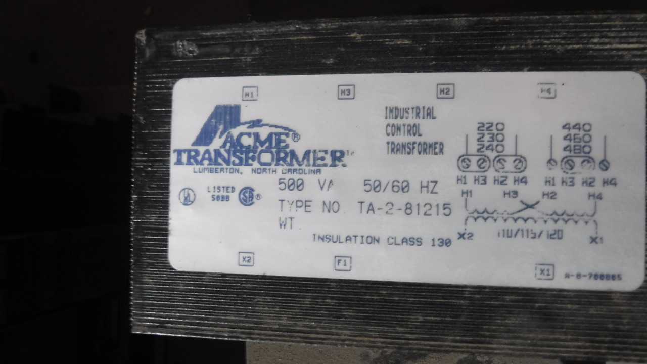 Lot of Control Transformers - CONTROL TRANSFORMERS