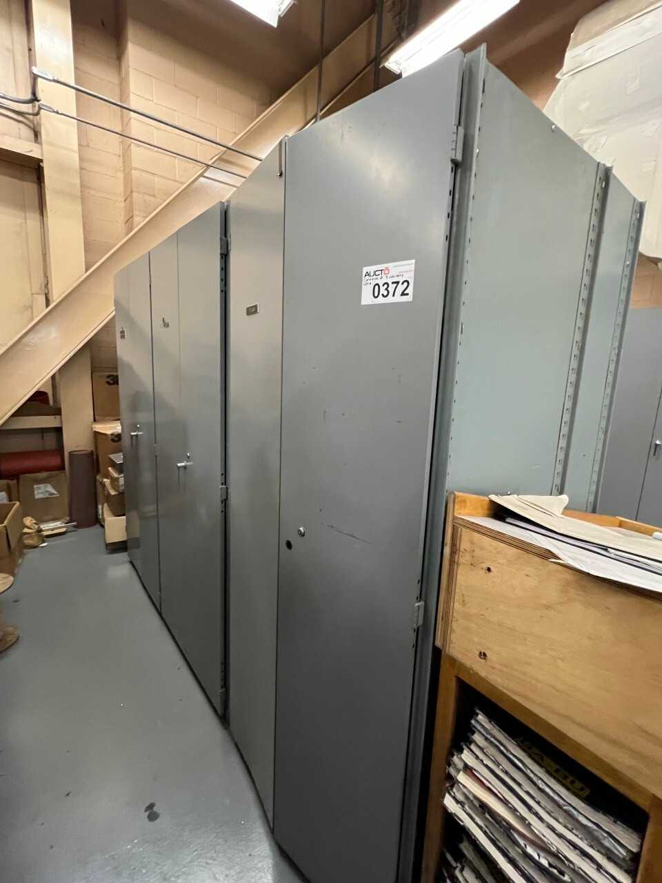 3x Cabinets with contents - VFDs, controls, electrical parts - ELECTRICAL COMPONENTS