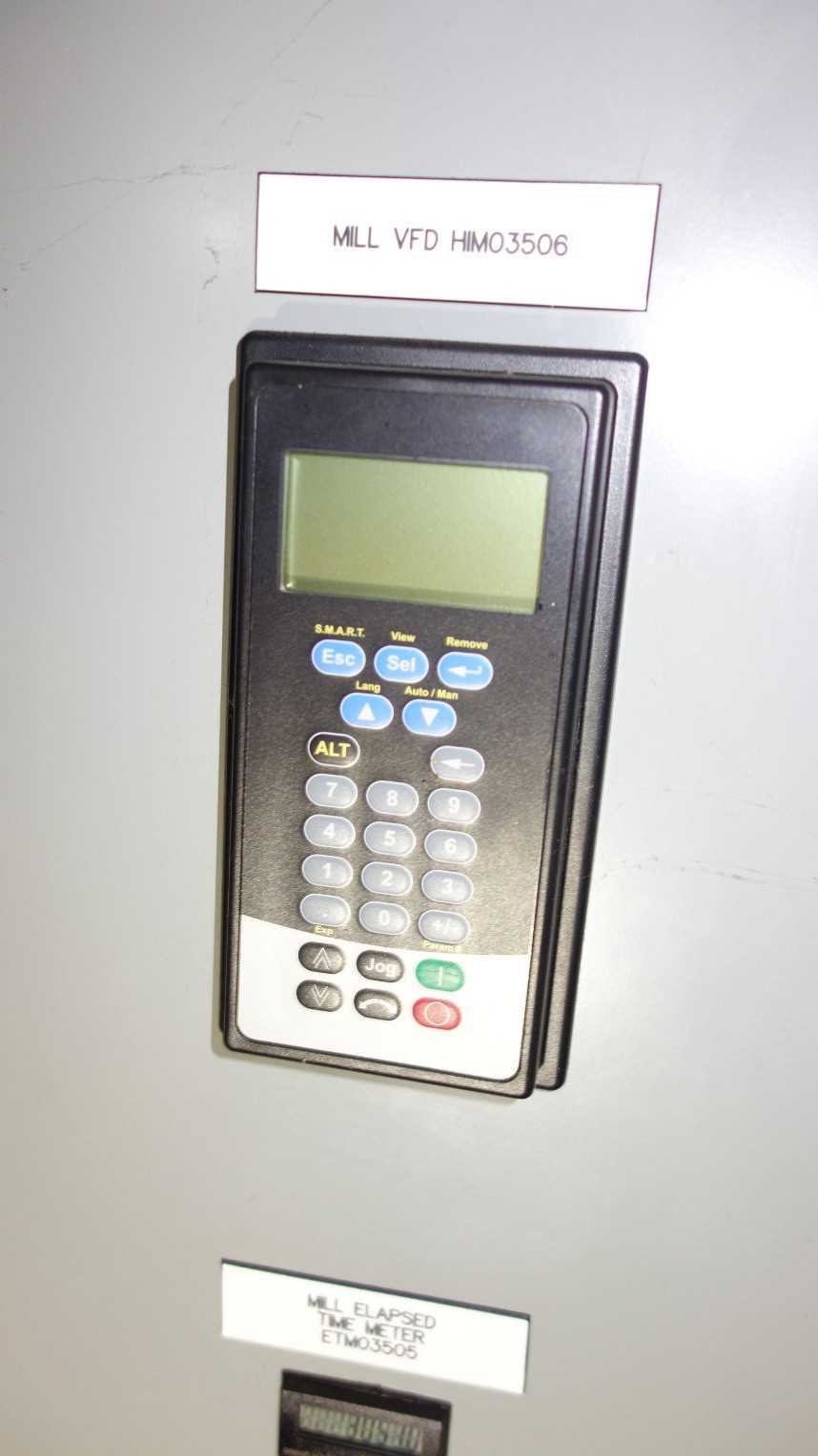 DSI MILL VFD CONTROL PANEL W/ ALLEN BRADLEY 200HP MOTOR DRIVE - MOTOR DRIVES