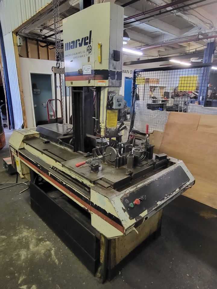 MARVEL SERIES 8-MARK-II TILT FRAME VERTICAL/ANGLED BANDSAW - METAL SAWS