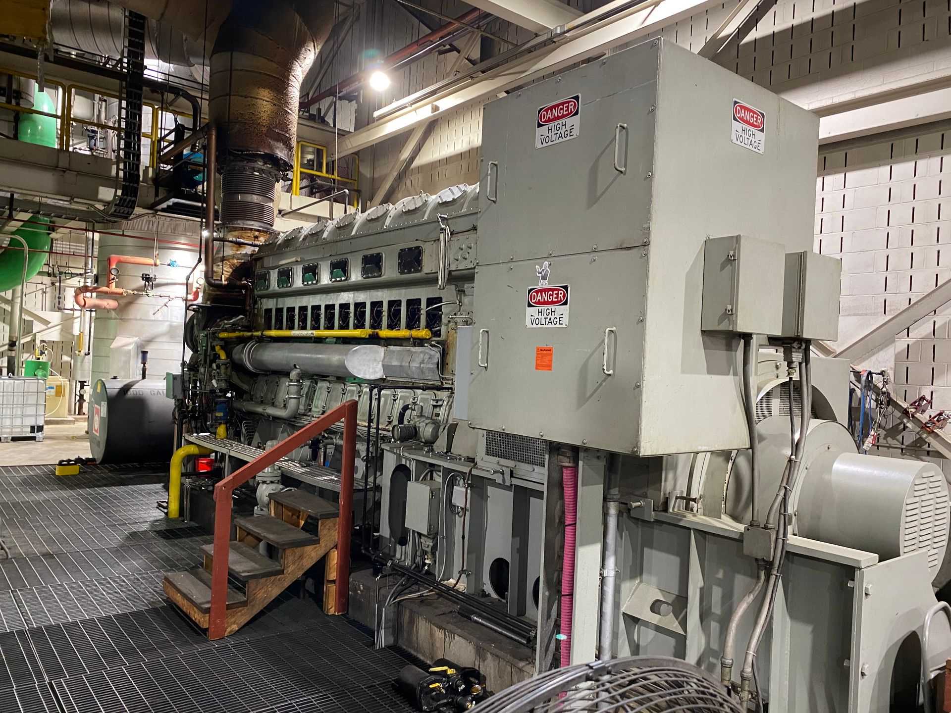 2000 3.2MW Fairbanks Enviro 38ETDD-1/8 Turbocharged Dual Fuel Engine - CONTROL TRANSFORMERS