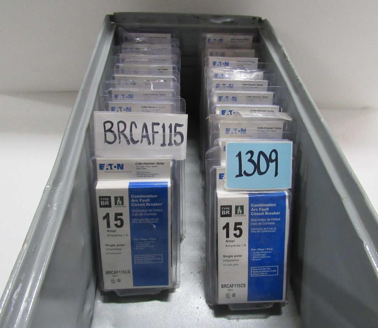 LOT OF EATON RESIDENTAL BREAKERS - MISCELLANEOUS LOT OF EATON RESIDENTAL BREAKERS - MISCELLANEOUS