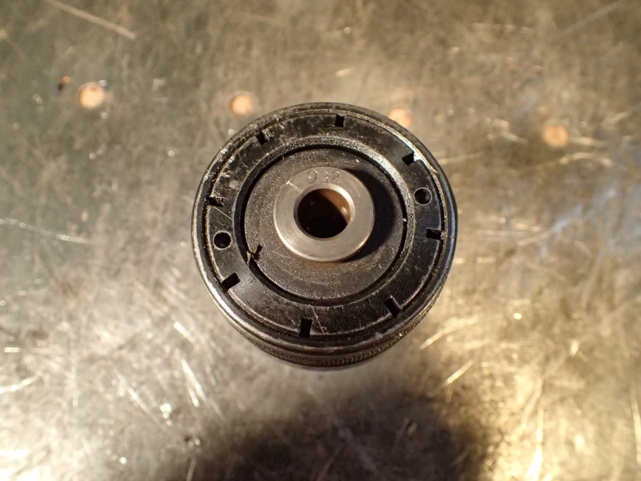 1/2" M12 Tap Adapter Quick Change Collet: Bilz WE-3 Shank Used in Good Condition - HOLEMAKING TOOLS