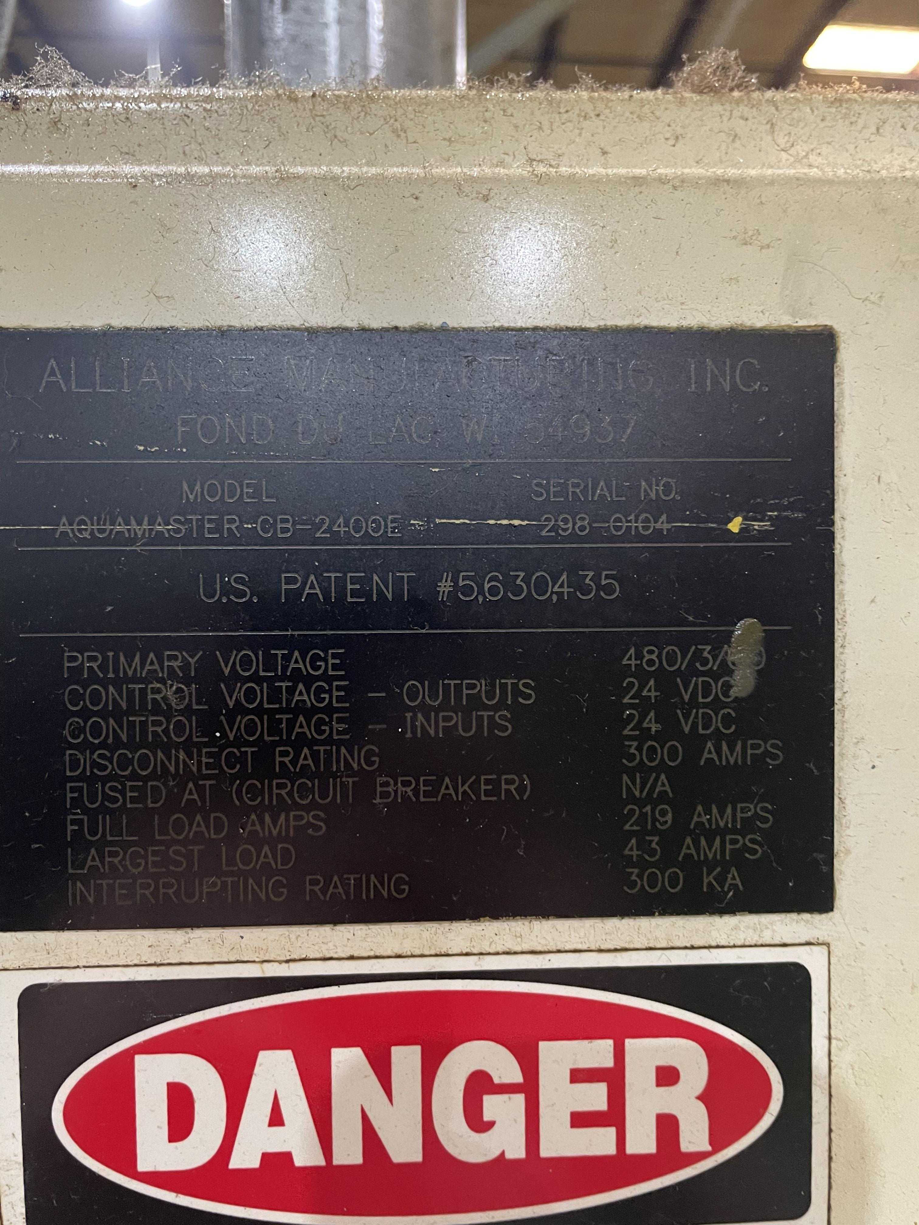 Alliance AquaMaster-CB-2400E Belt Parts Washer - PARTS WASHER