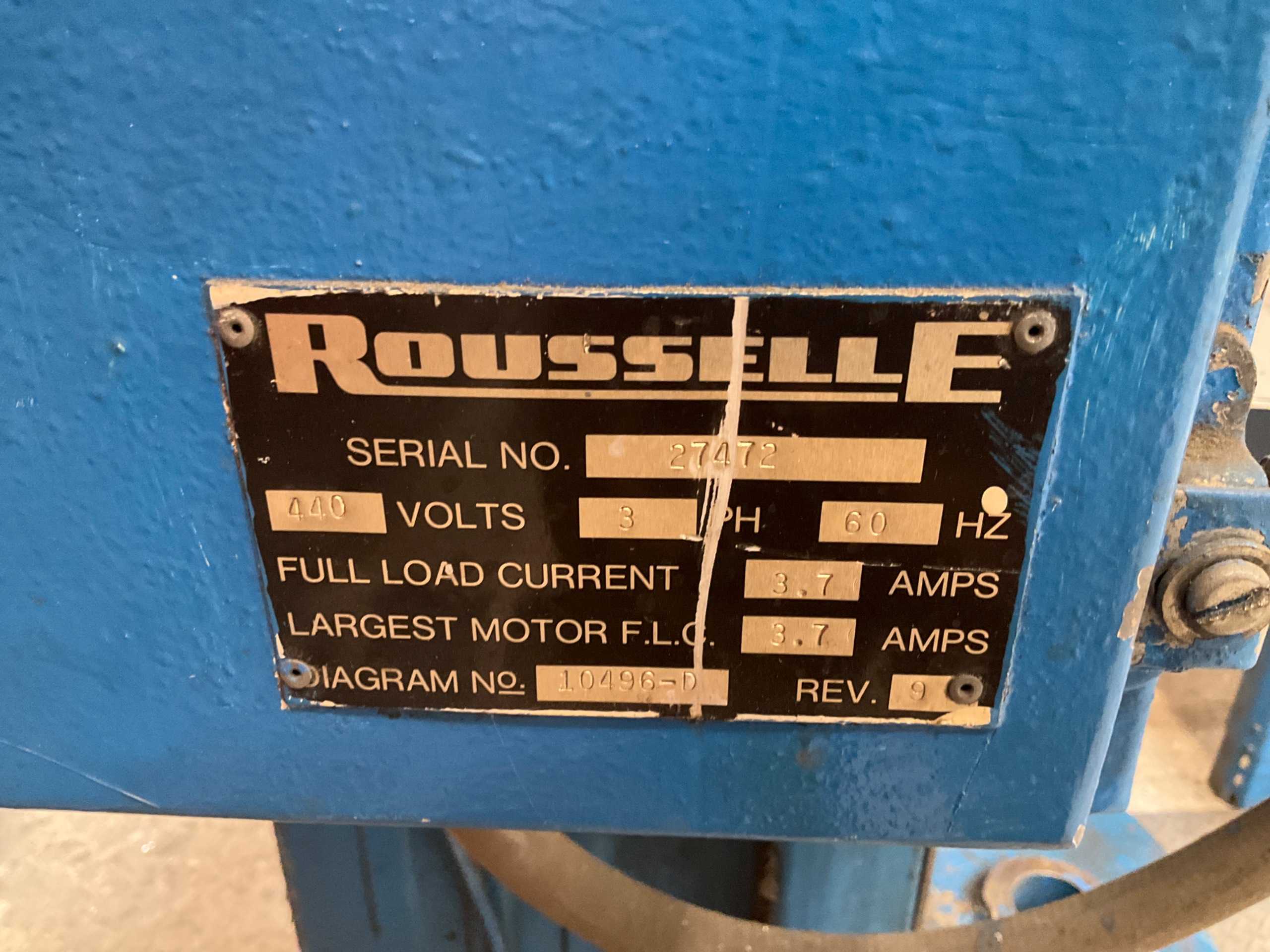 ROUSSELLE 25H PUNCHING MACHINE